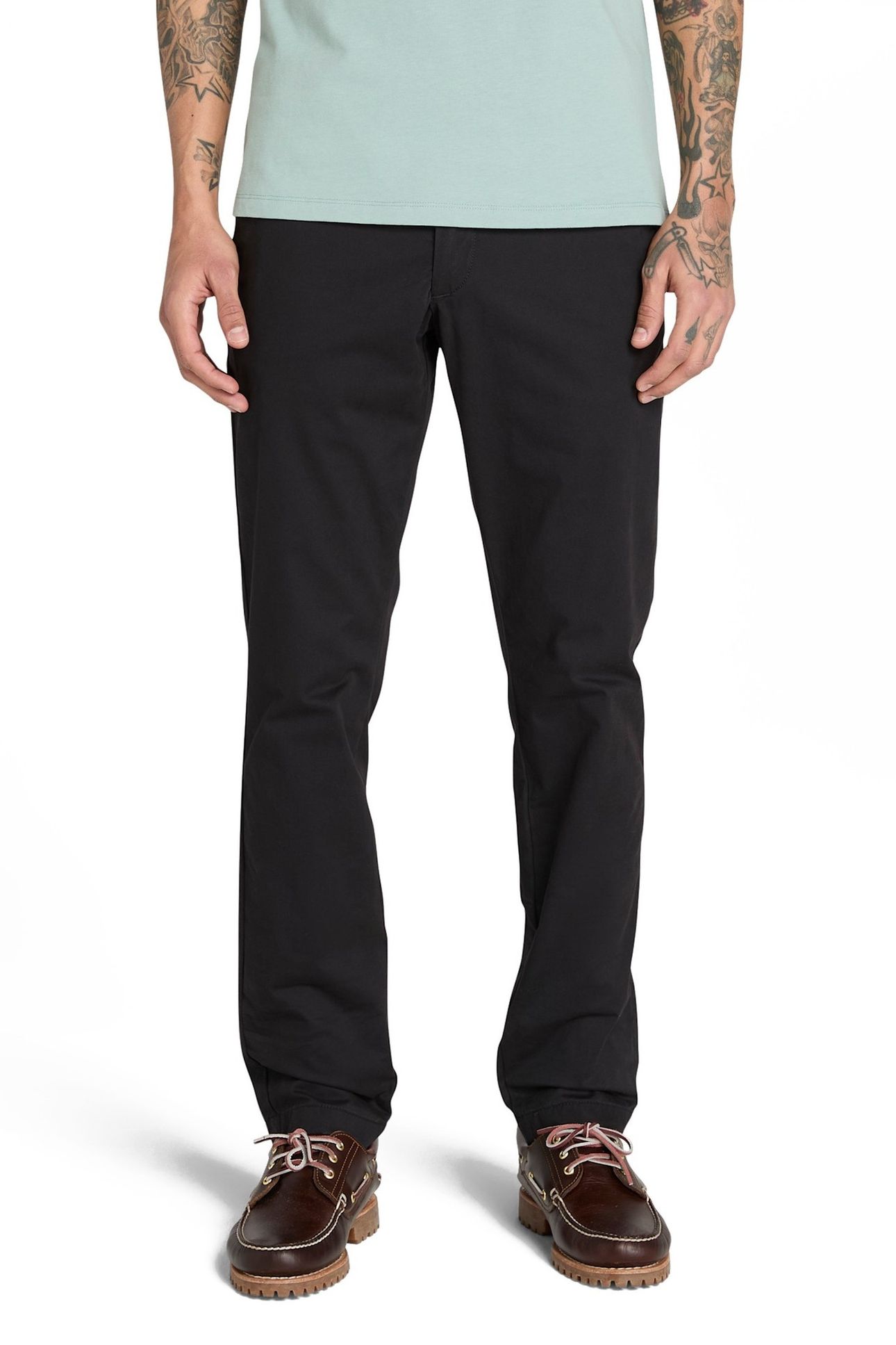 TWILL CHINO PANT SLIM BLACK 2