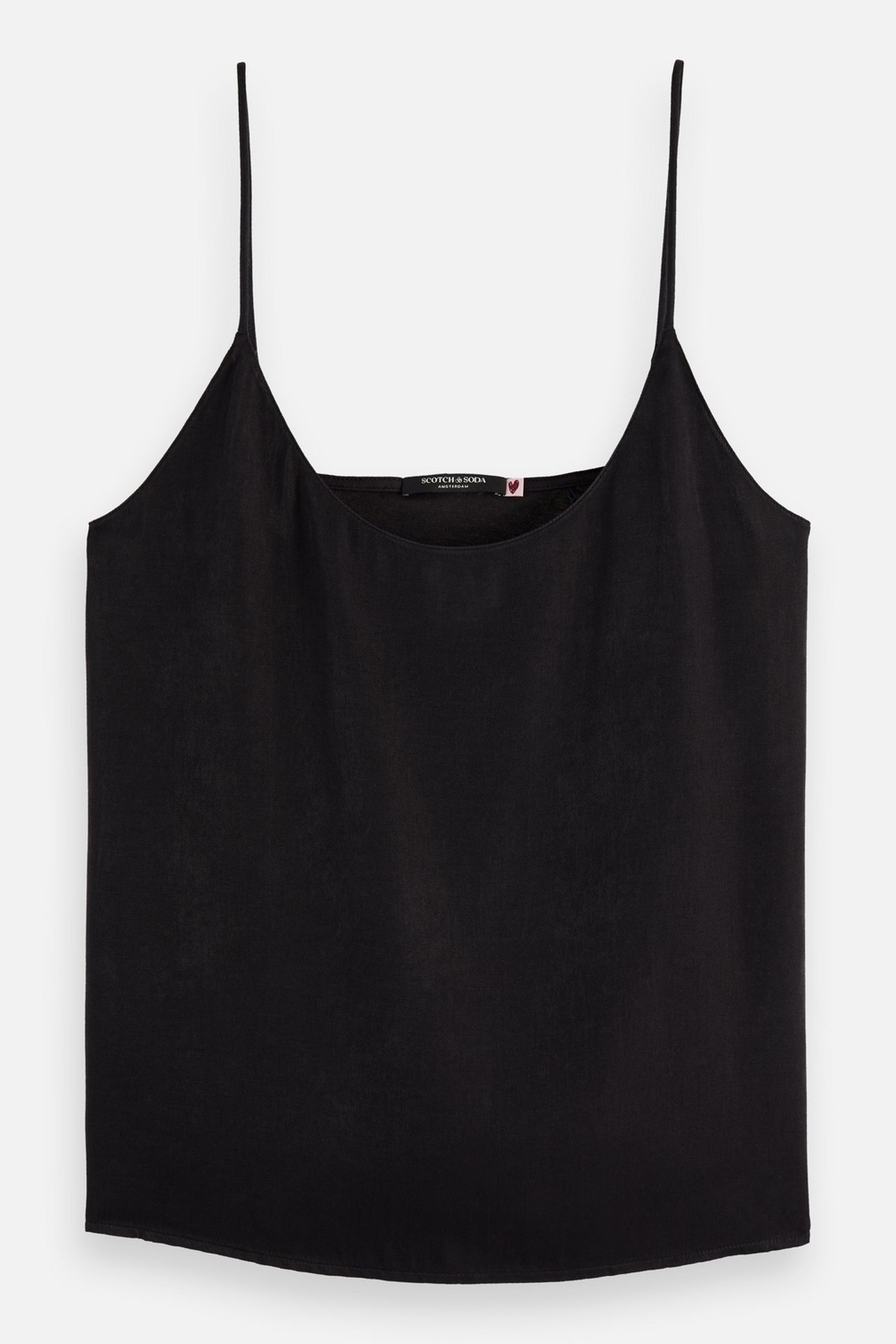 JERSEY WOVEN TANK BLACK 4