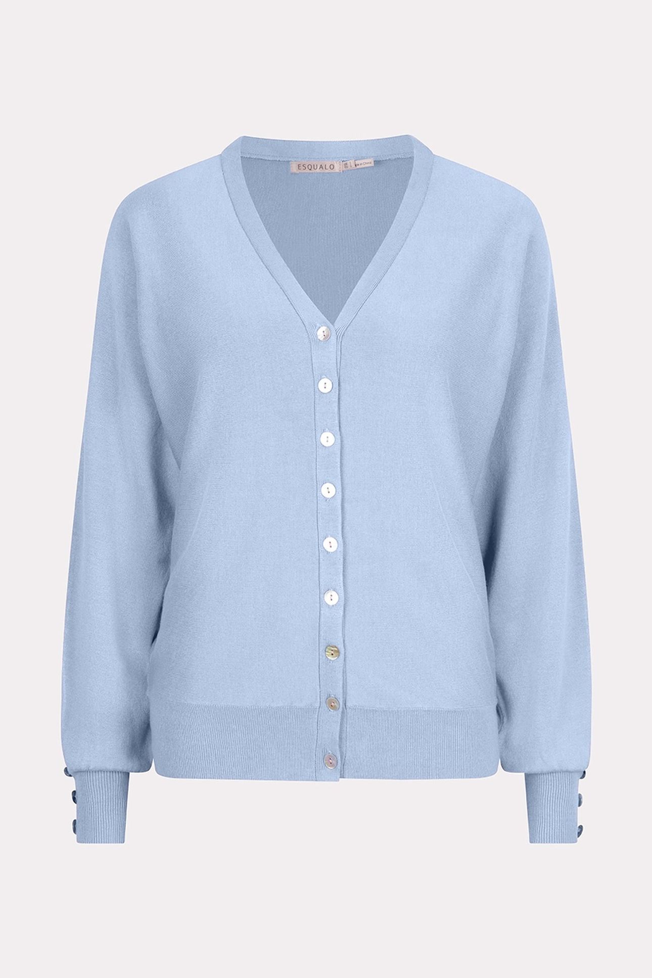 CARDIGAN BATWING BASIC KNIT SKY BLUE 1