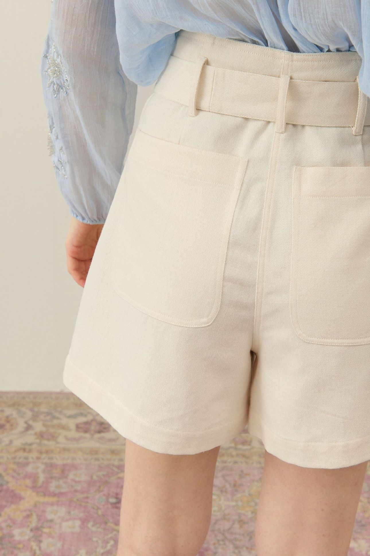 SHORTS VIRGIN CREAM 4