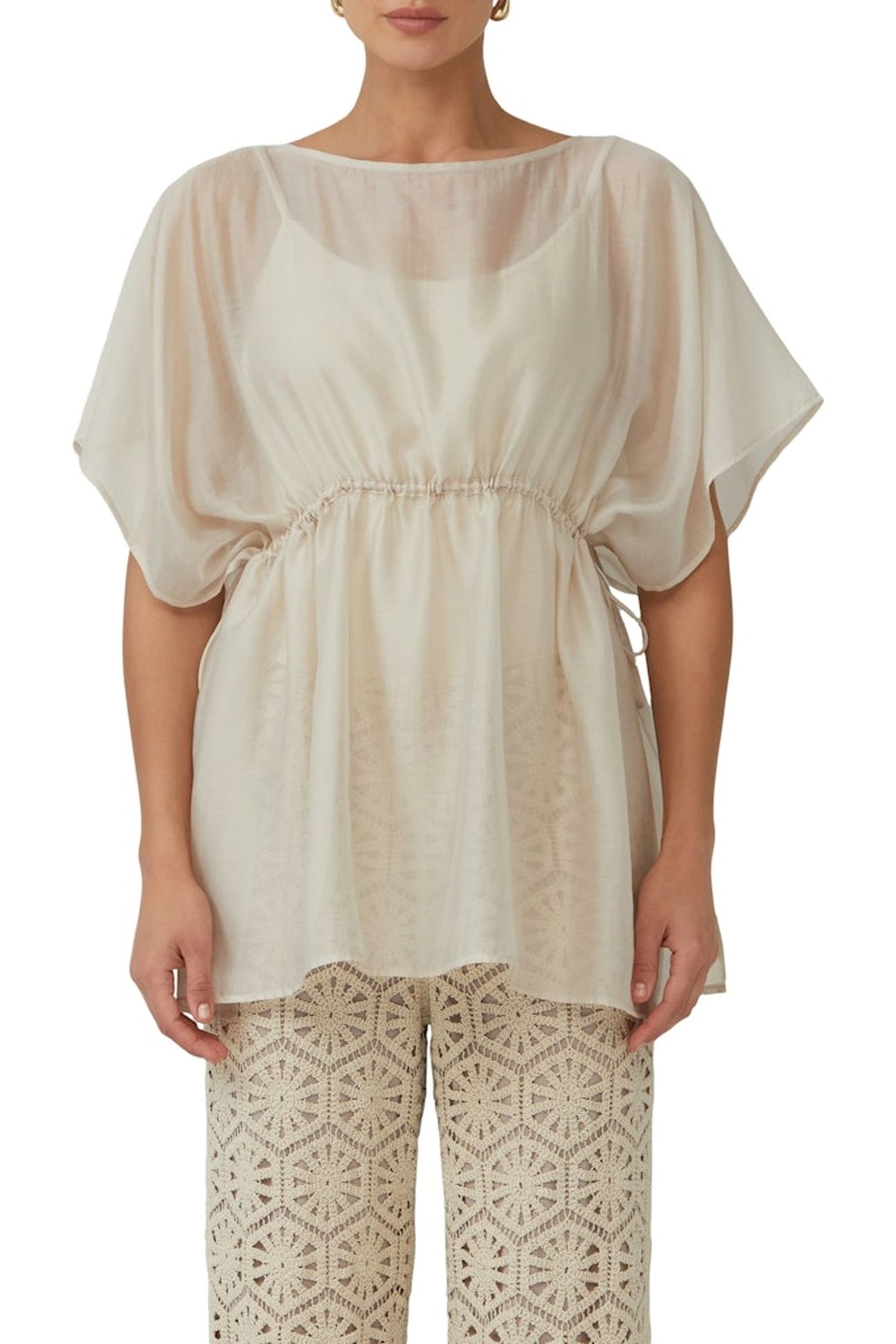S.OLIVER BLOUSES BEIGE 1