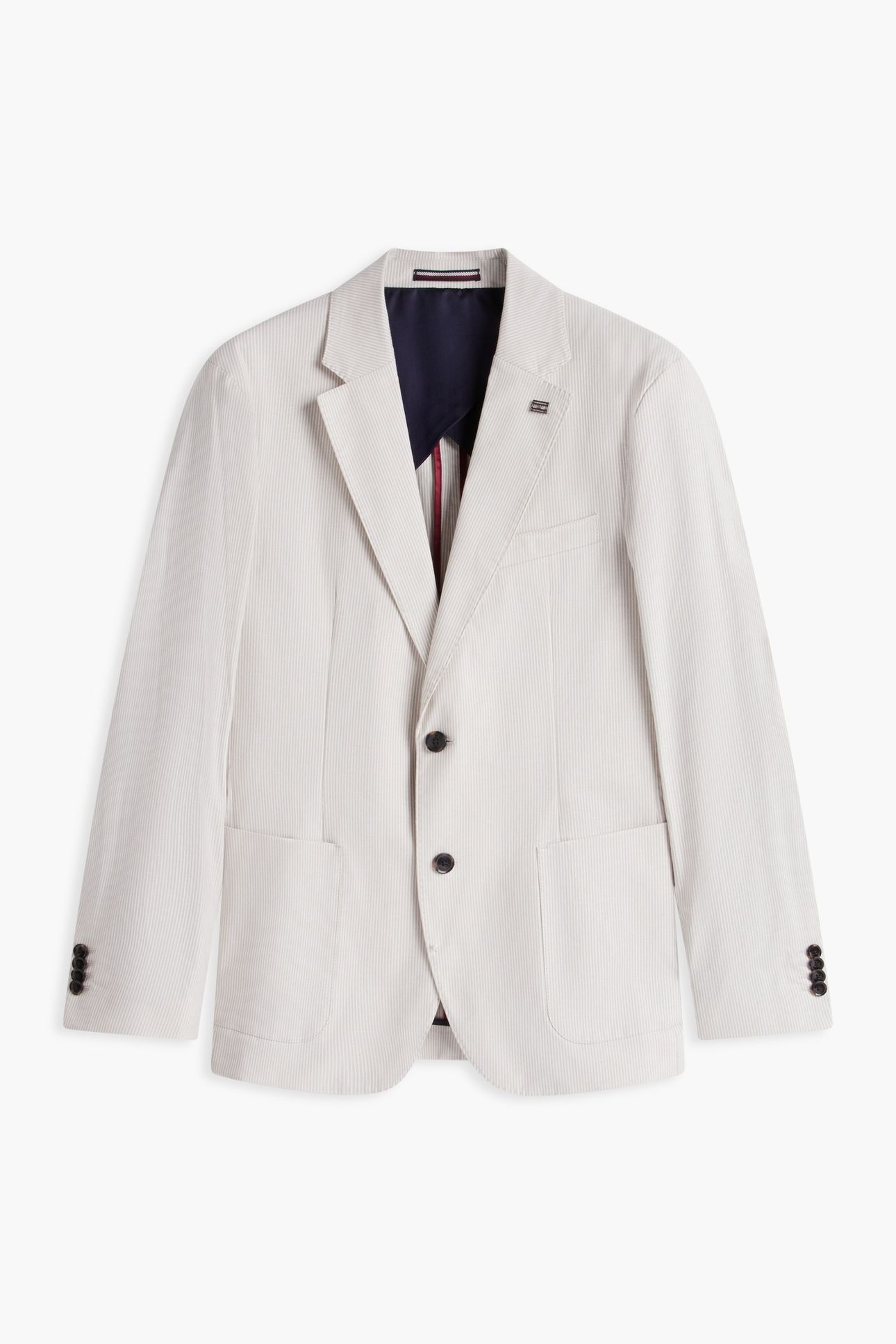 DC DOBBY TEXTURE BLAZER SANDALWOOD 4