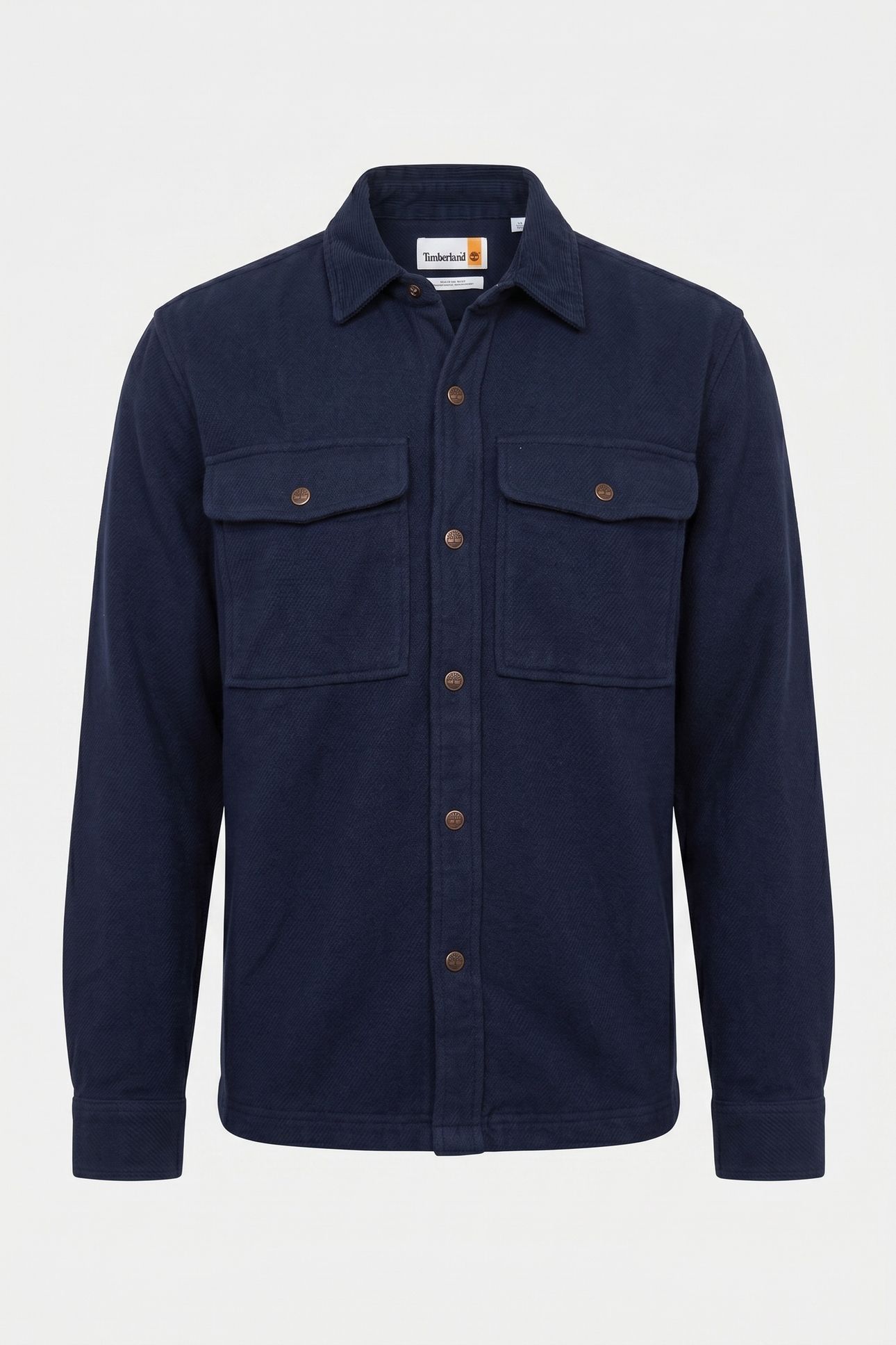 CORDUROY COLLAR UTILITY OVERSHIRT PEACOAT 3