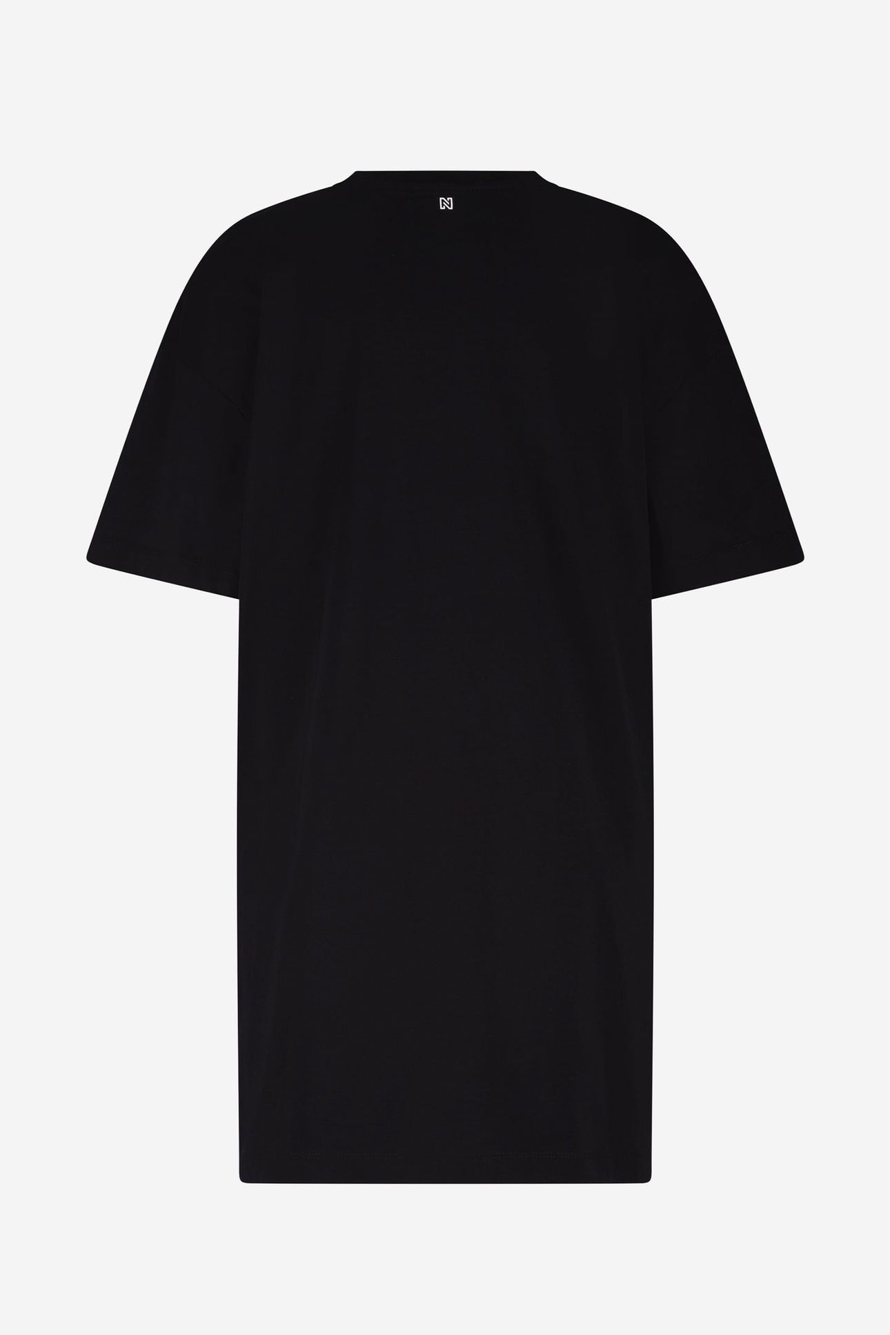 SUNSET DRAWING T-DRESS BLACK 3