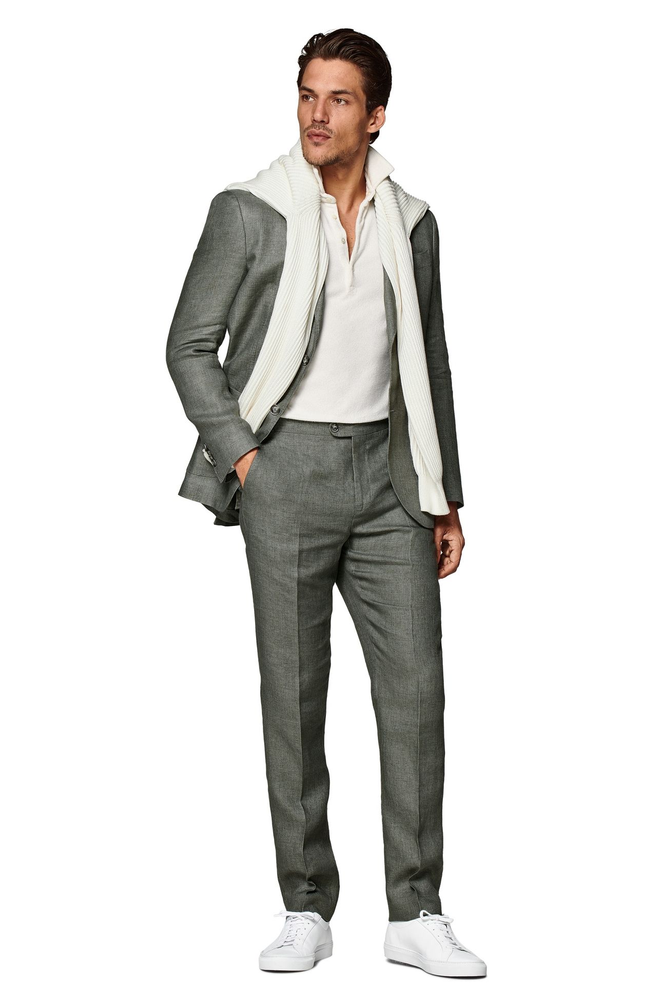 JACKET-MID-GREEN SEPARATE SUIT JACKETS MID GREEN 1