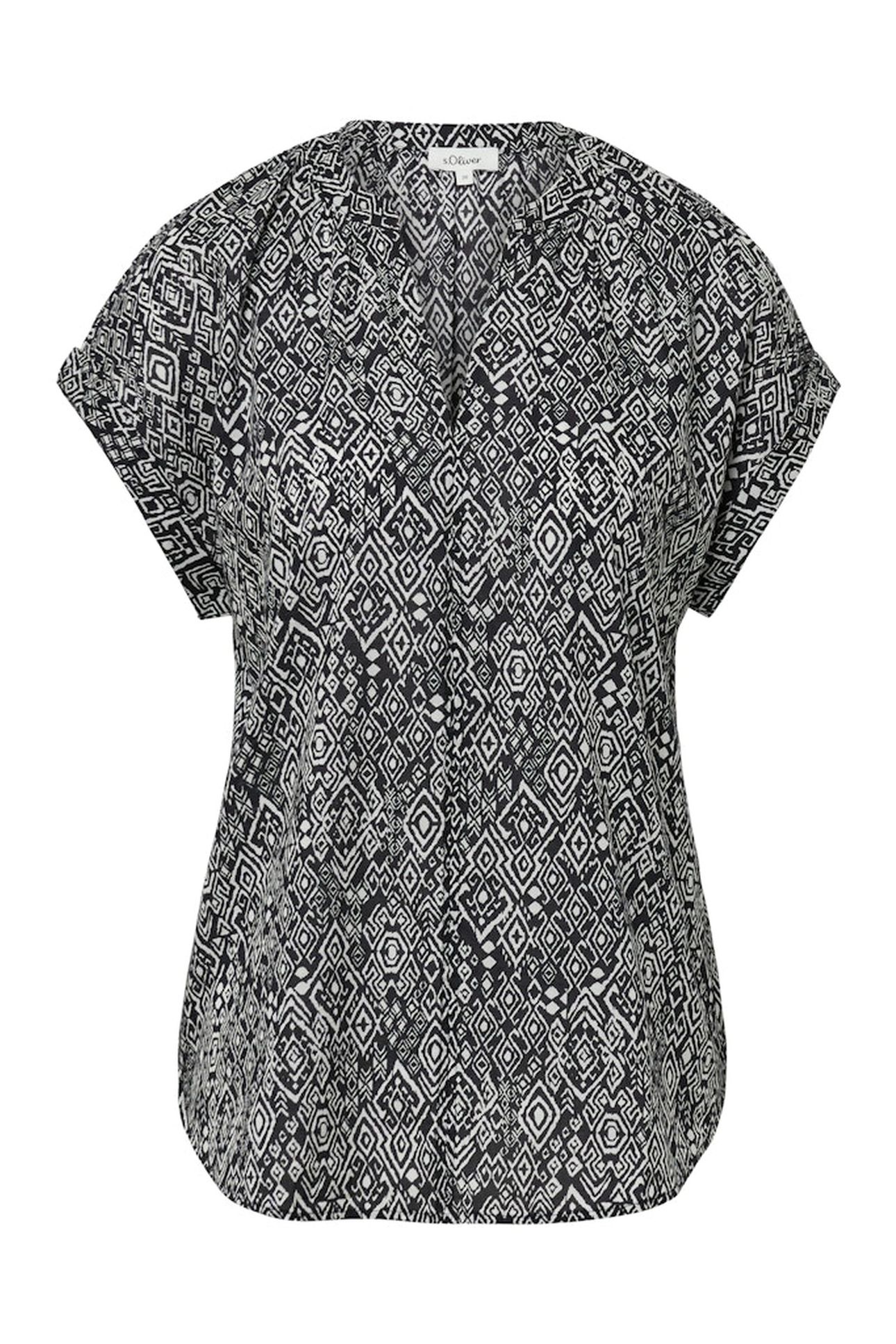 S.OLIVER BLOUSES BLACK 4