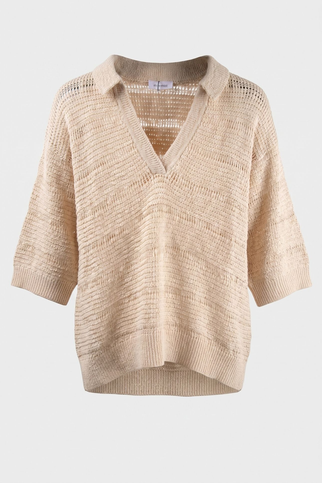 POLO DALIA WOOL WHITE 2