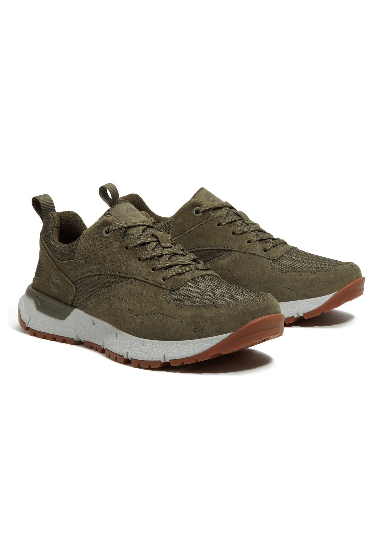 LOW LACE UP SNEAKER DARK GREEN 3
