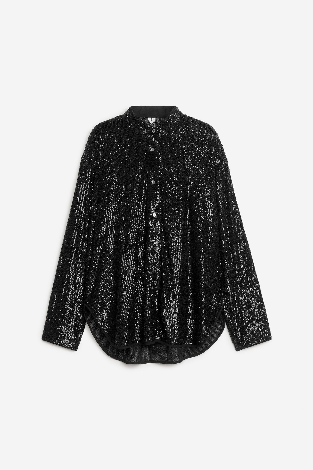 IA SEQUINS SHIRT BLACK 3