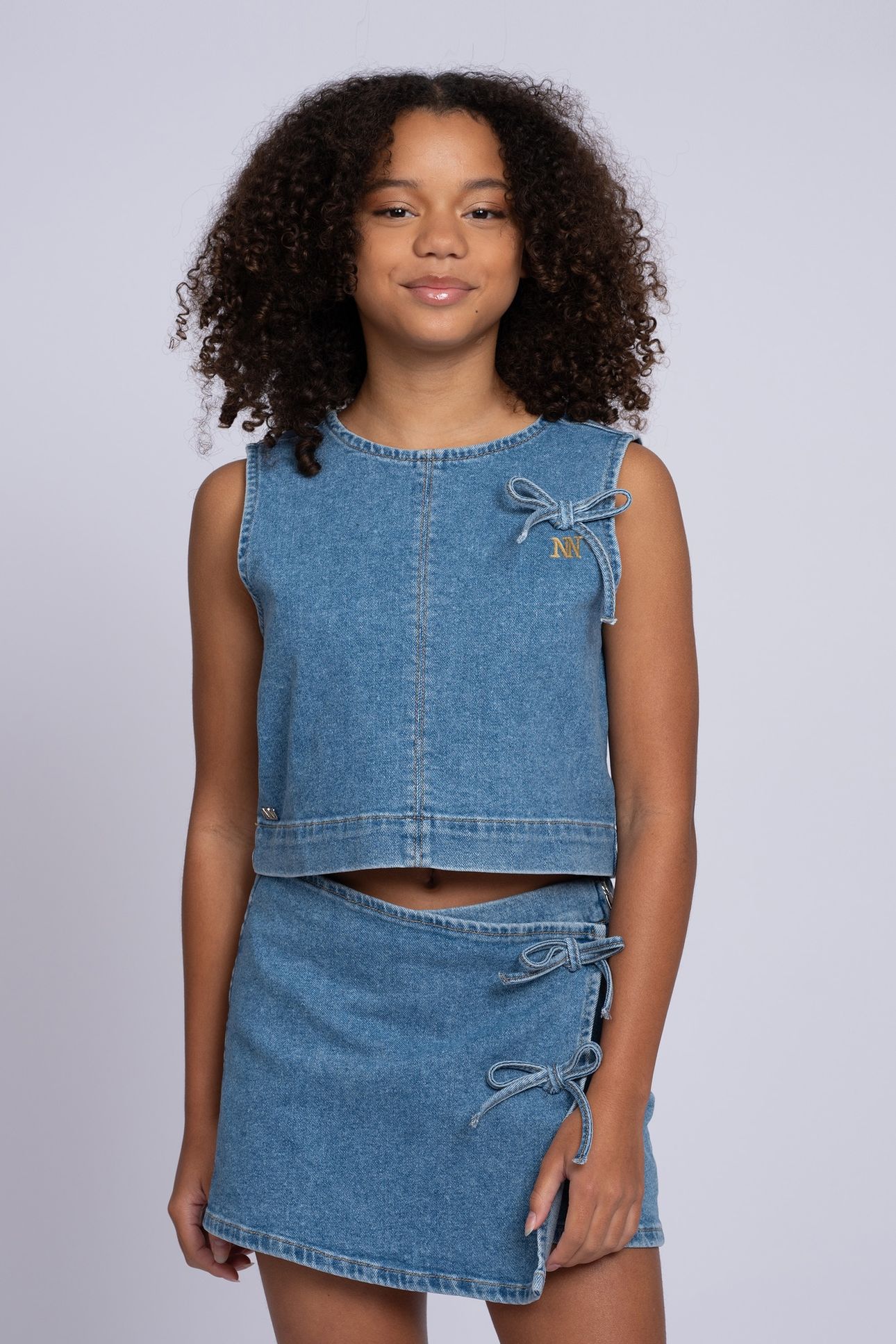 BLAIR DENIM SKORT BLUE DENIM 1
