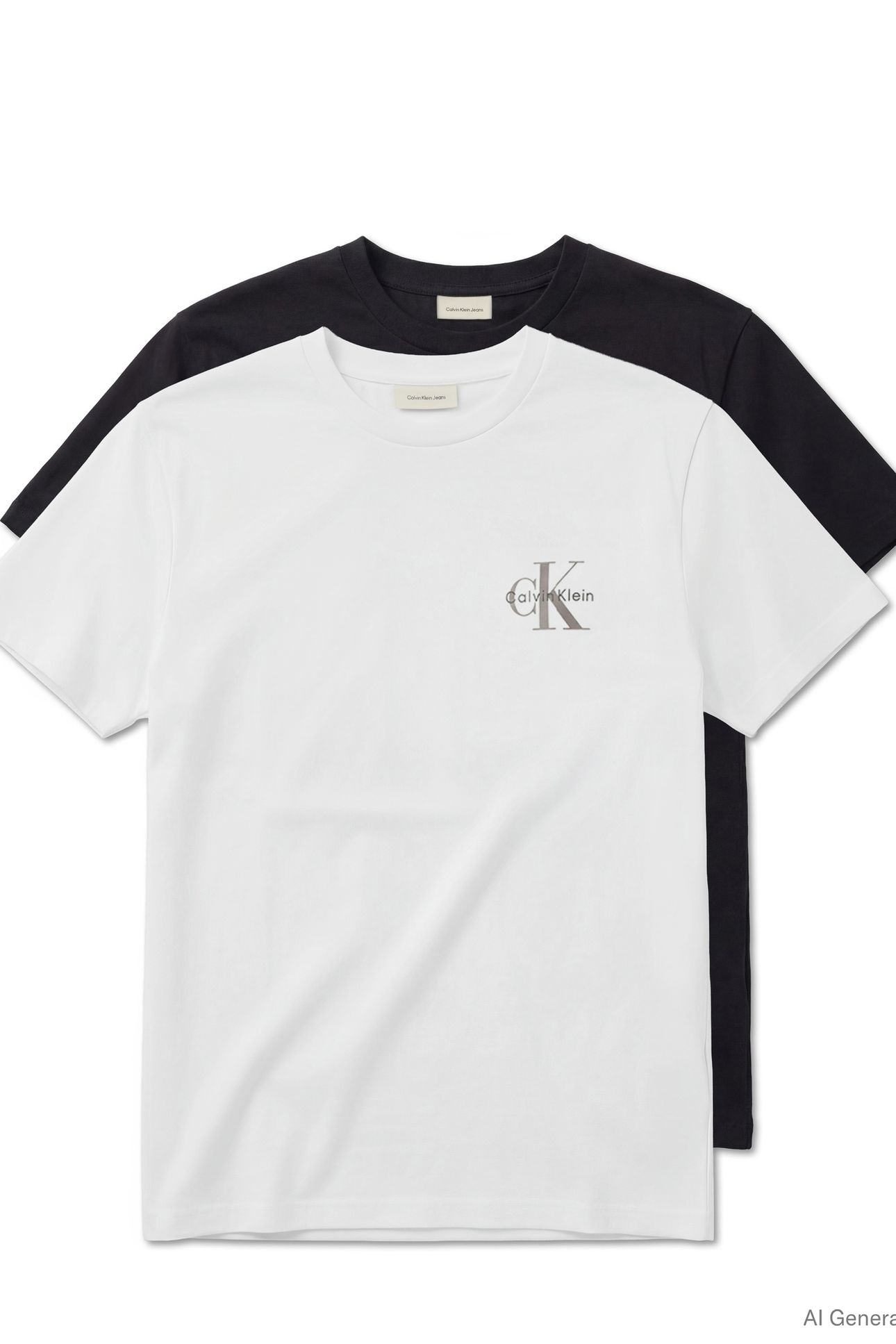 SS 30S CLASSIC MICRO TEE BRIGHT WHITE/OATMEAL 1