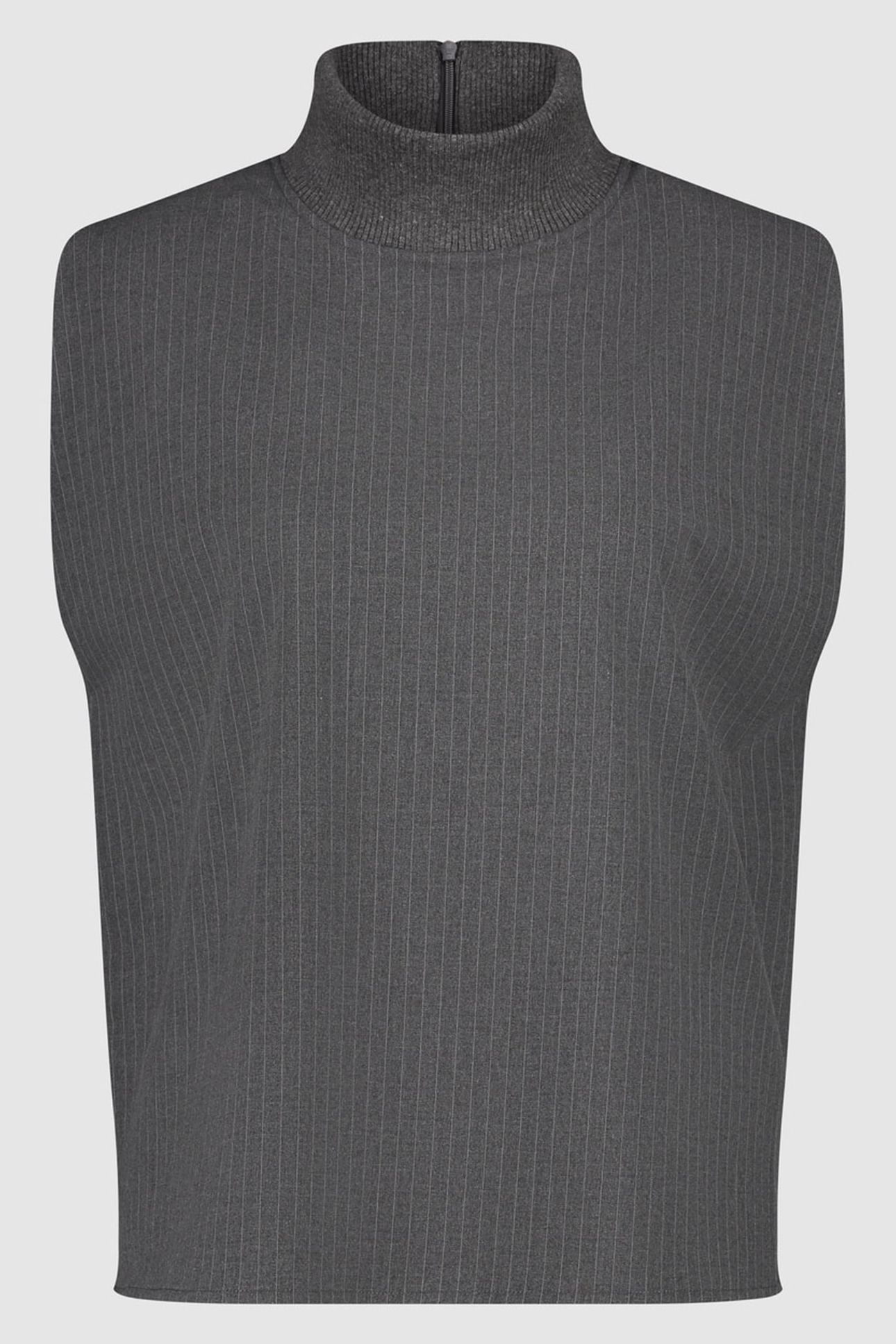 PHILIPPA TOP DARK GREY STRIPE 2