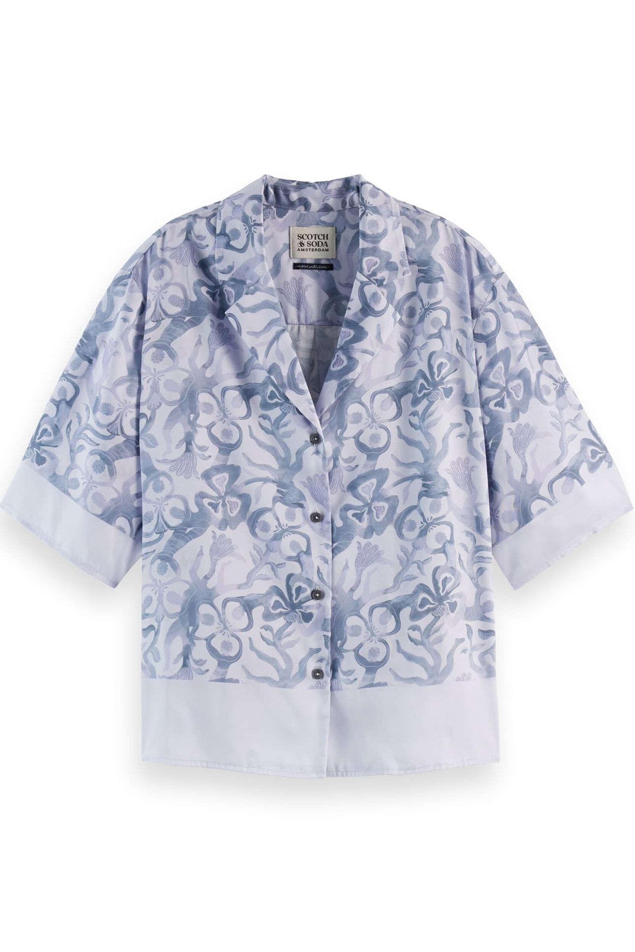 PRINTED SHORT SLEEVE SHIRT DANCER LAVENDER 6