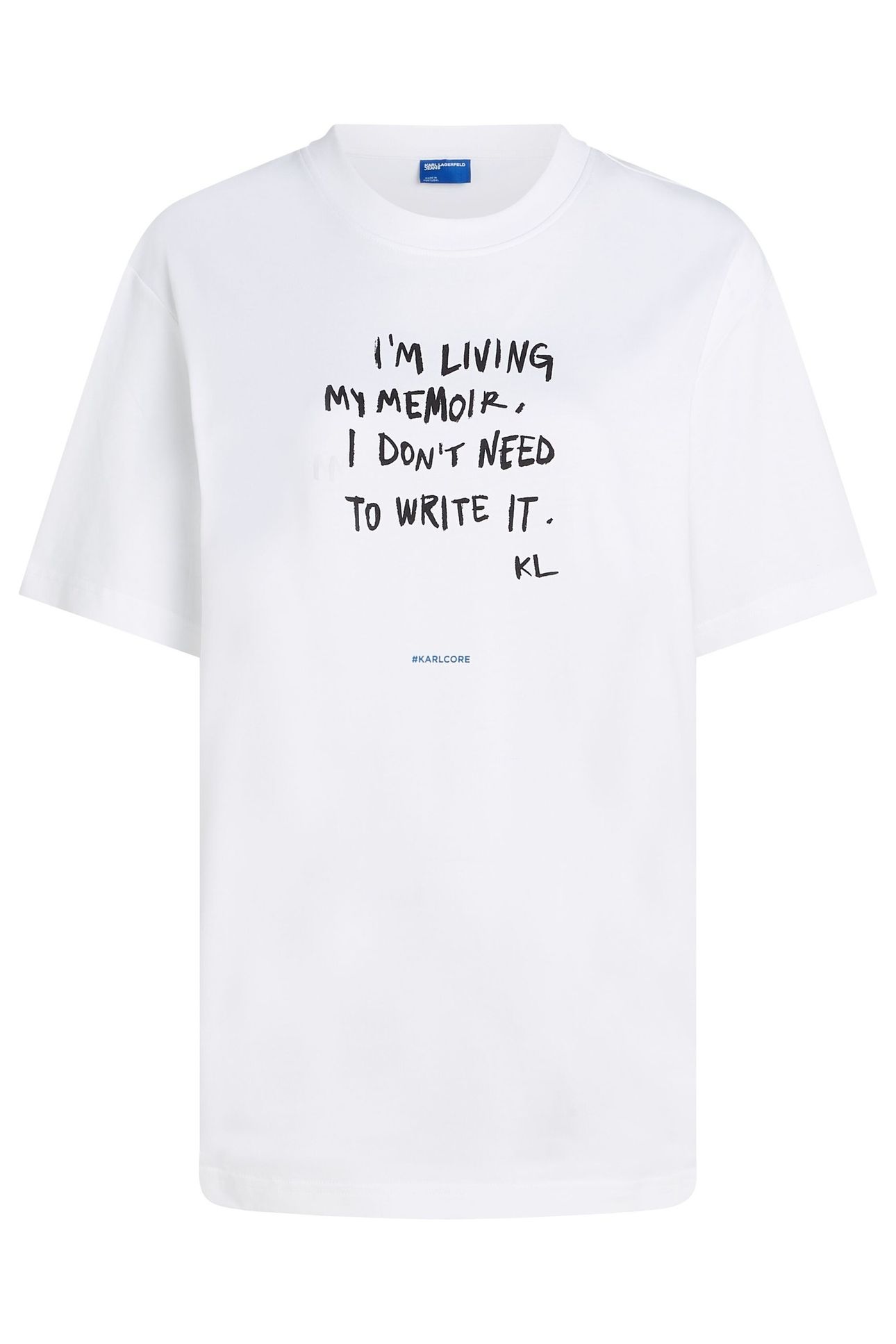RELAXED KARLISM TEE WHITE 6