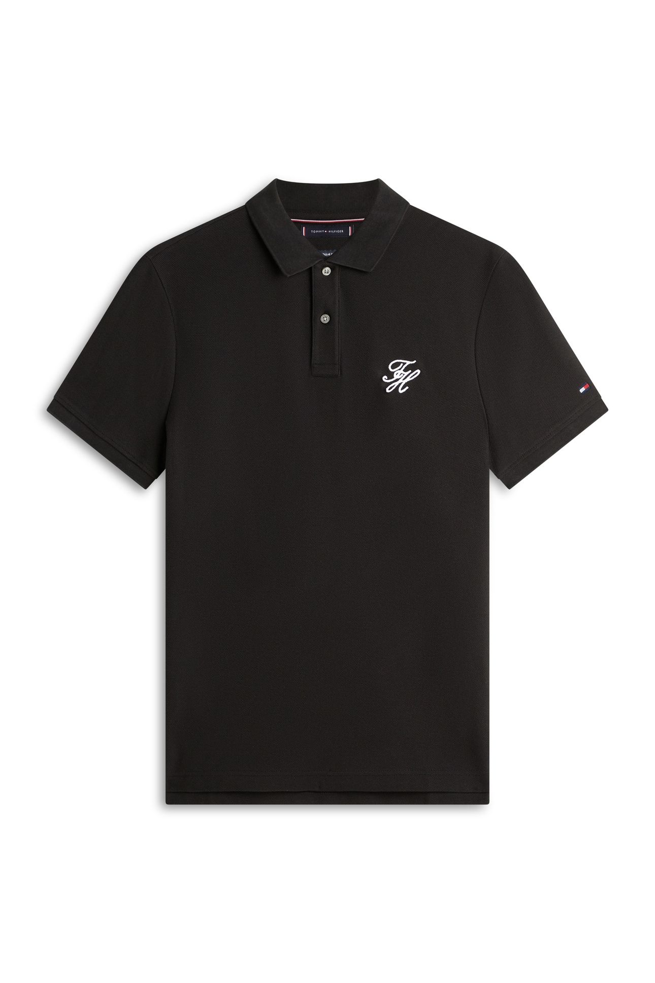 TH SCRIPT REGULAR POLO BLACK 4