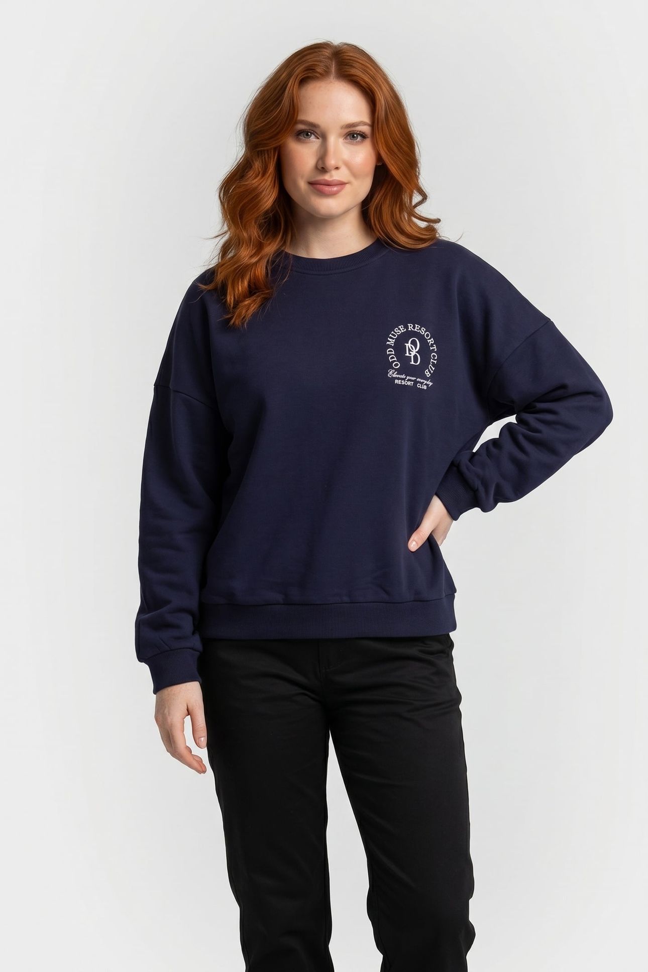 RESORT CLUB SWEATSHIRT NAVY 1