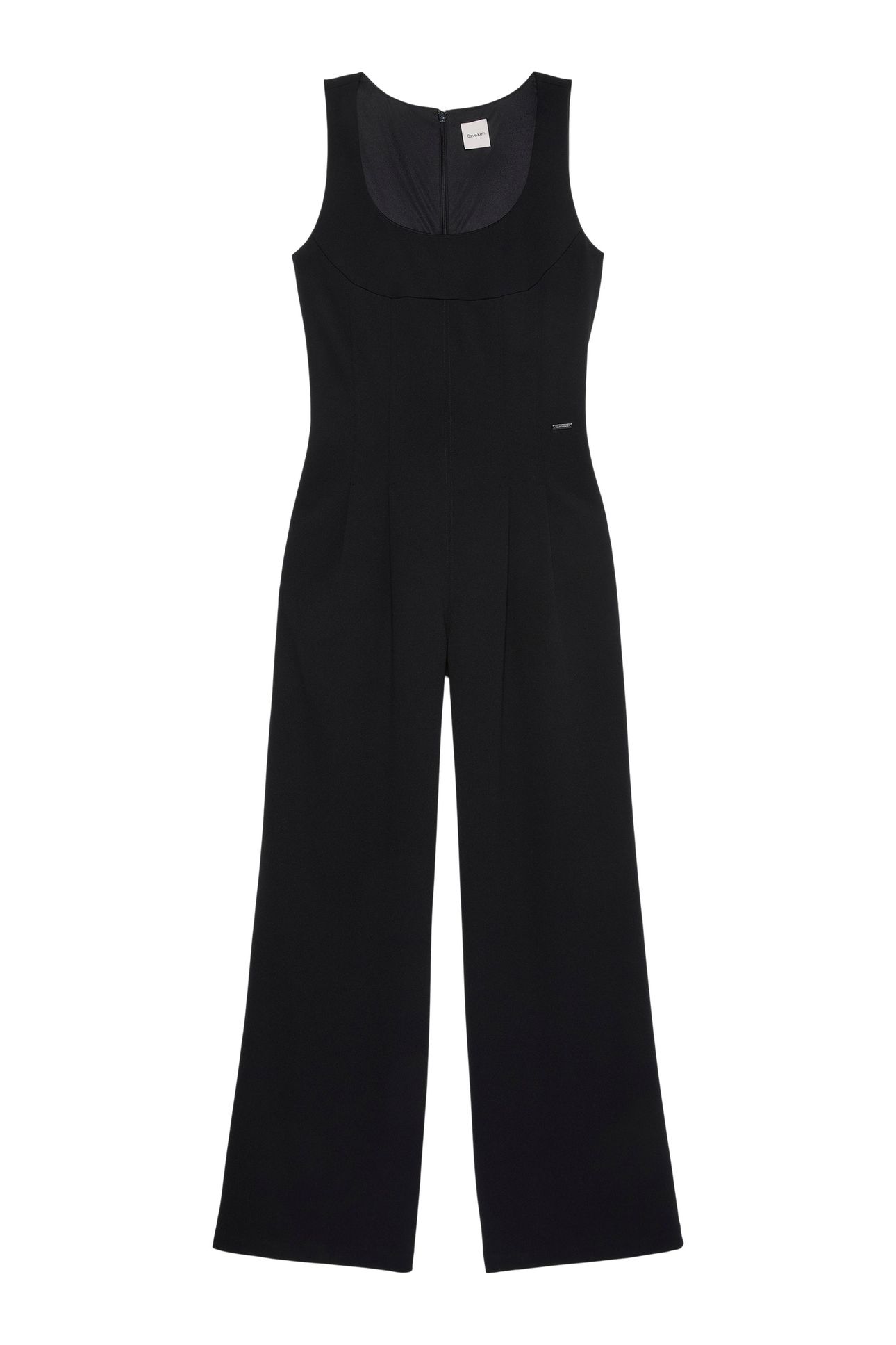 SCUBA CREPE JUMPSUIT BLACK 4