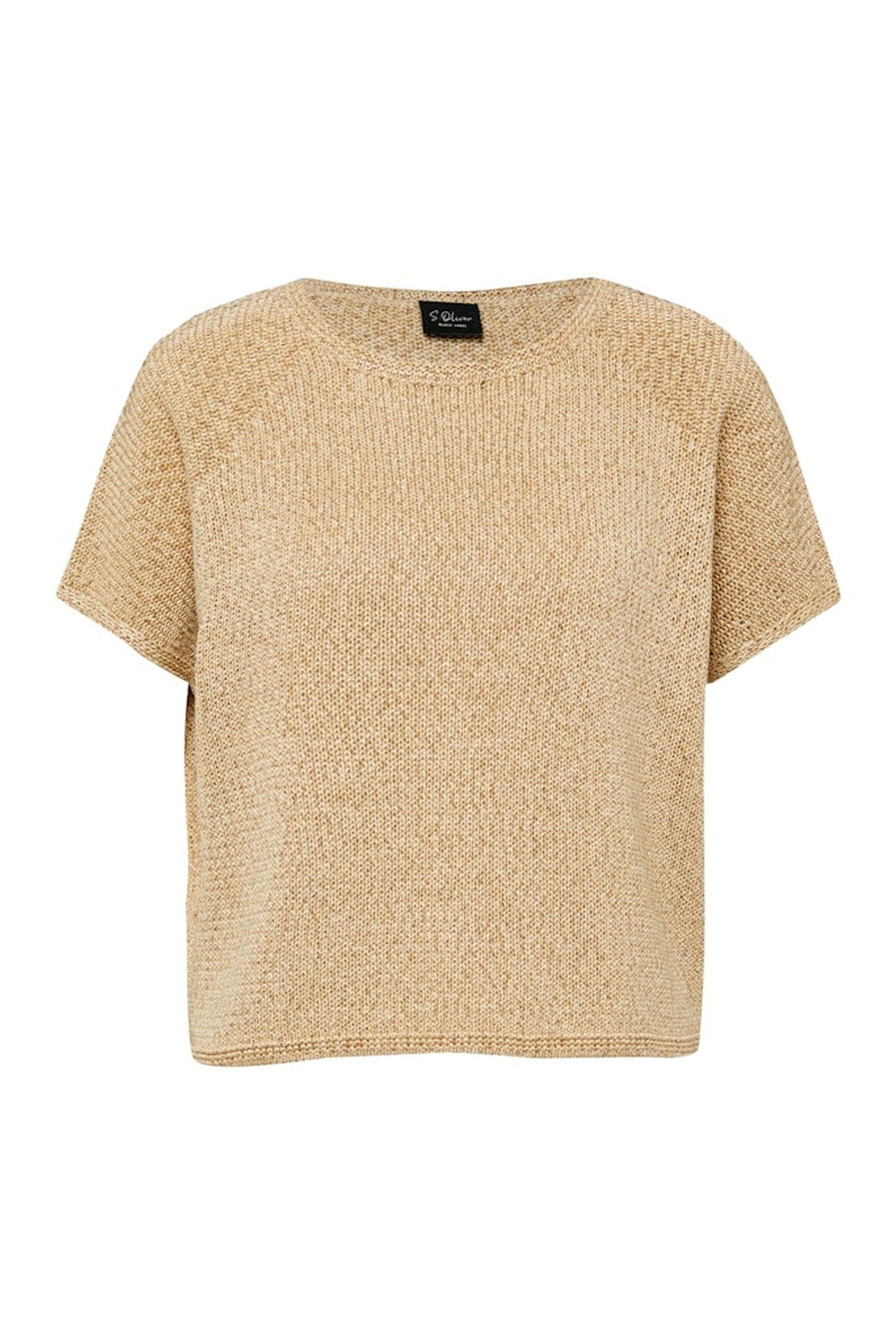 S.OLIVER PULLOVER SHORTSLEEVE BROWN 7