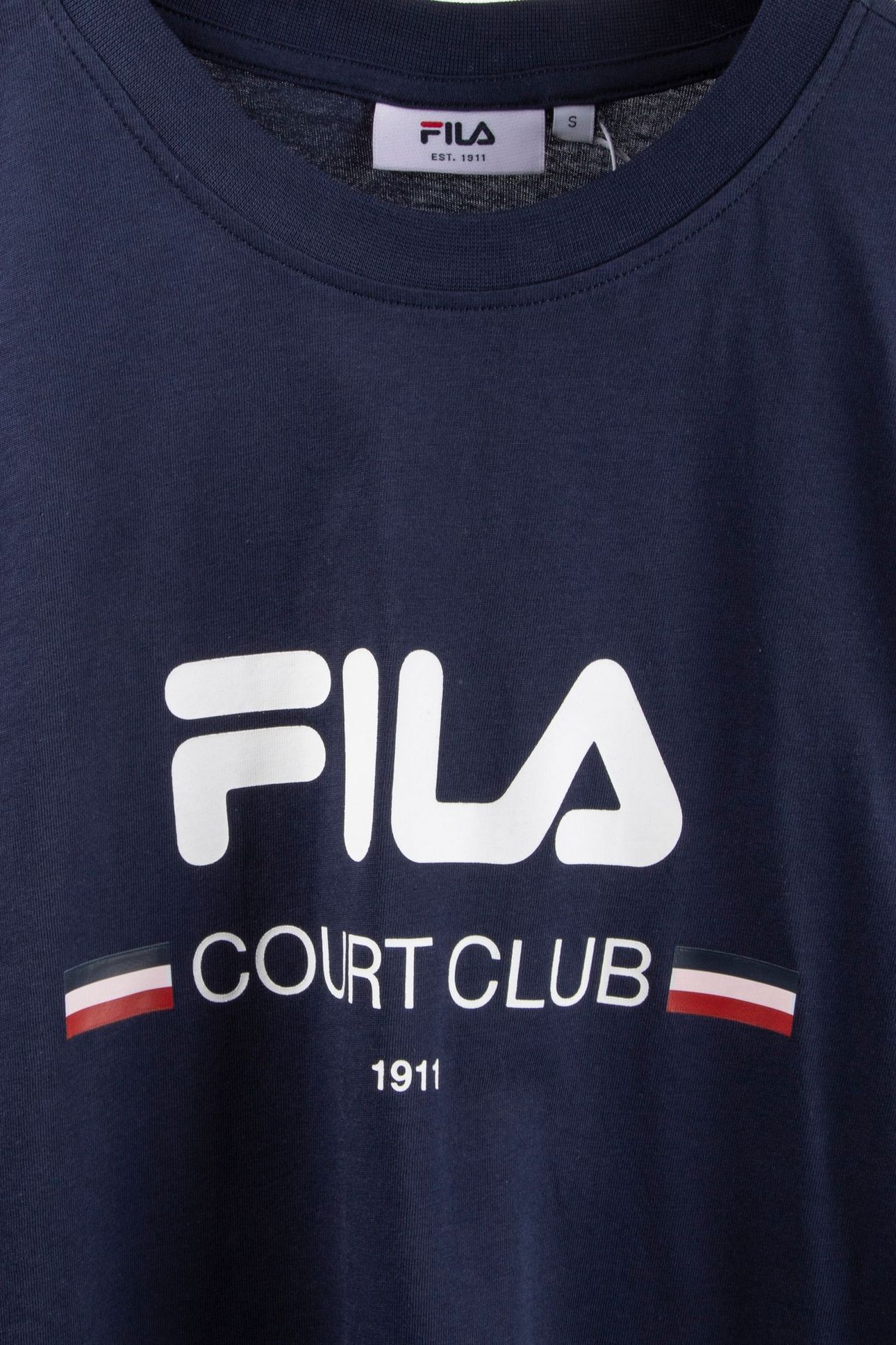 DOCCIA RELAXED LOGO GRAPHIC T-SHIRT BLACK IRIS 4