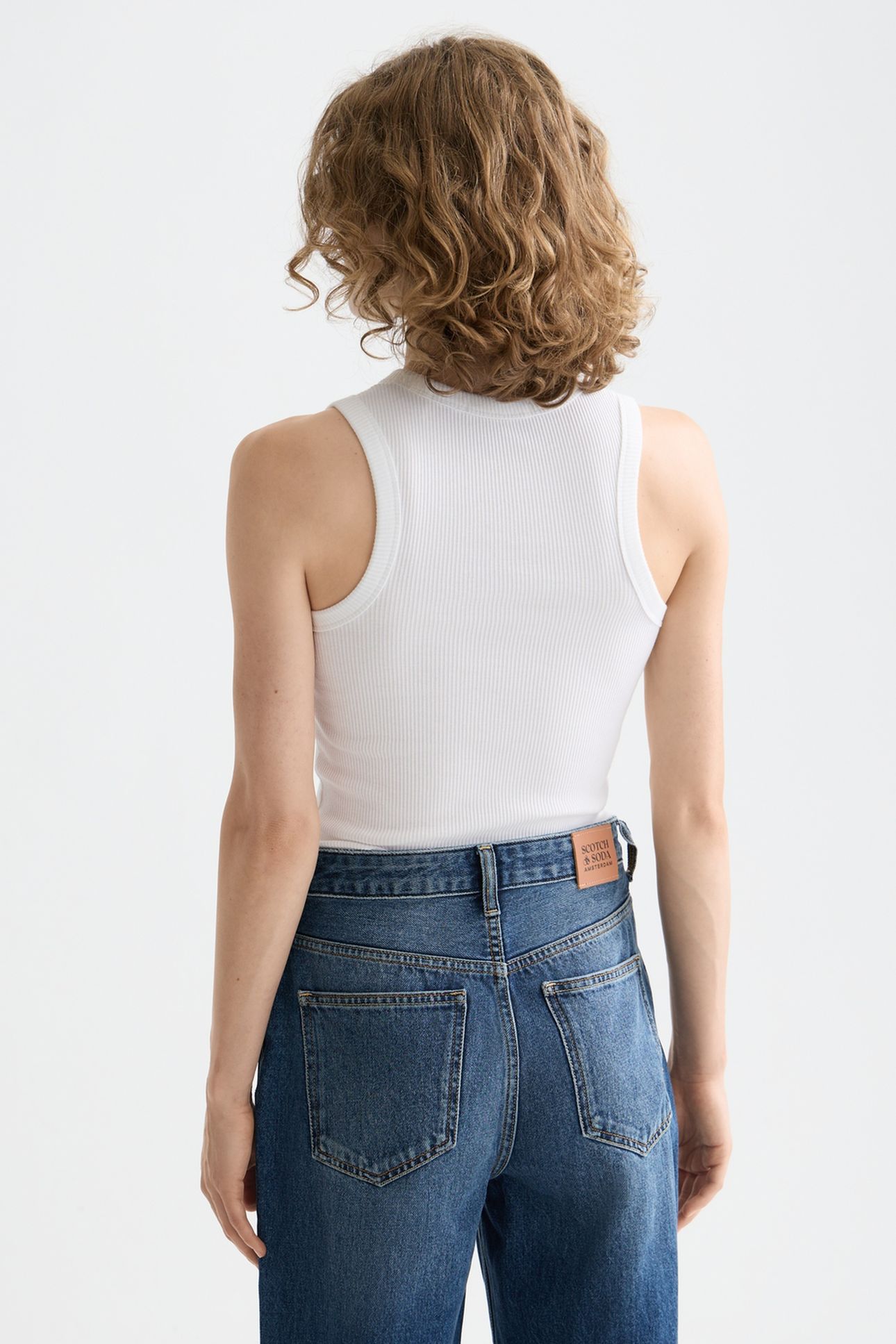 RIB RACER TANK WHITE/PASTEL 3