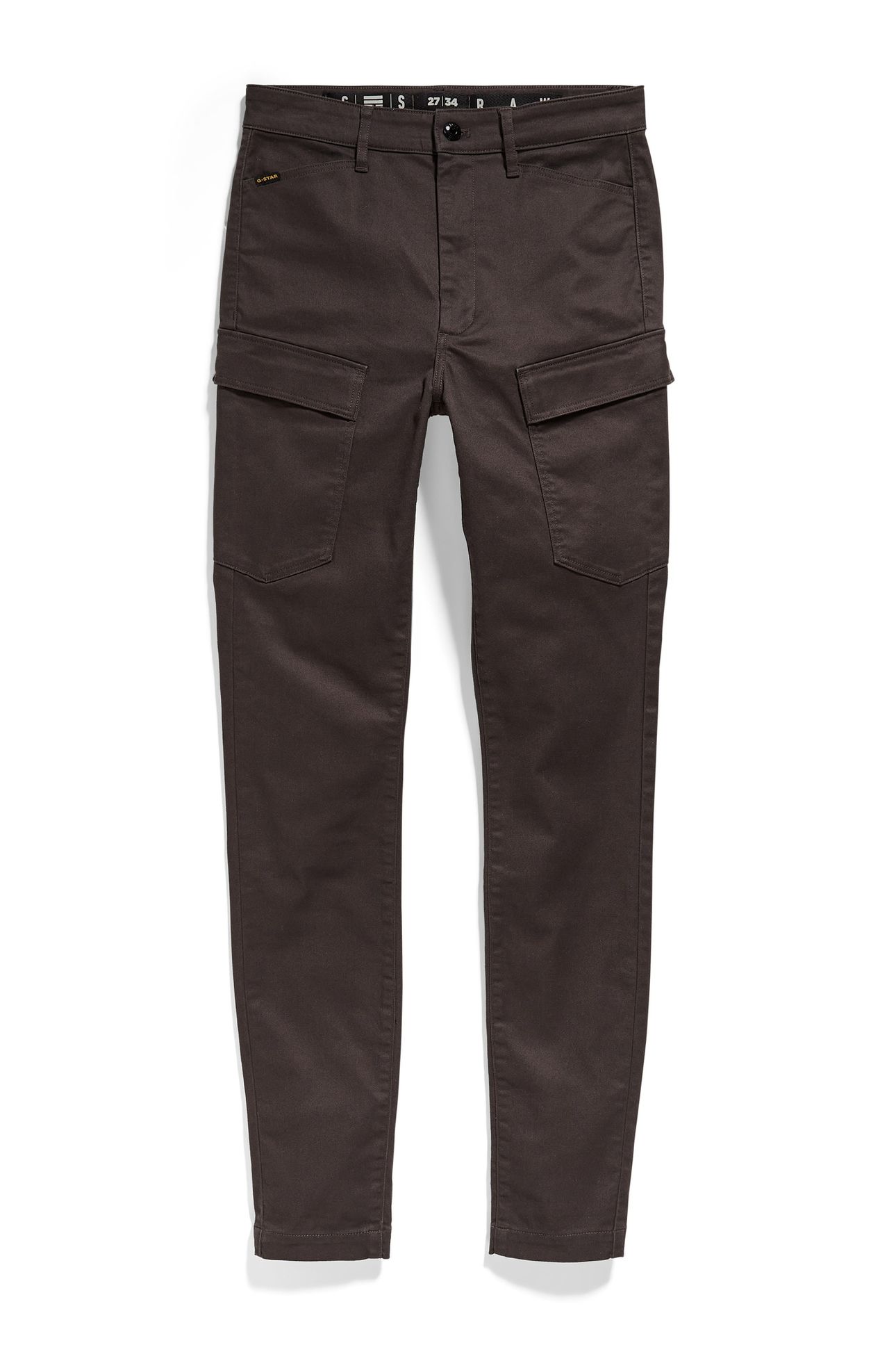 KAFEY CARGO ULTRA HIGH SKINNY NETT BROWN 3
