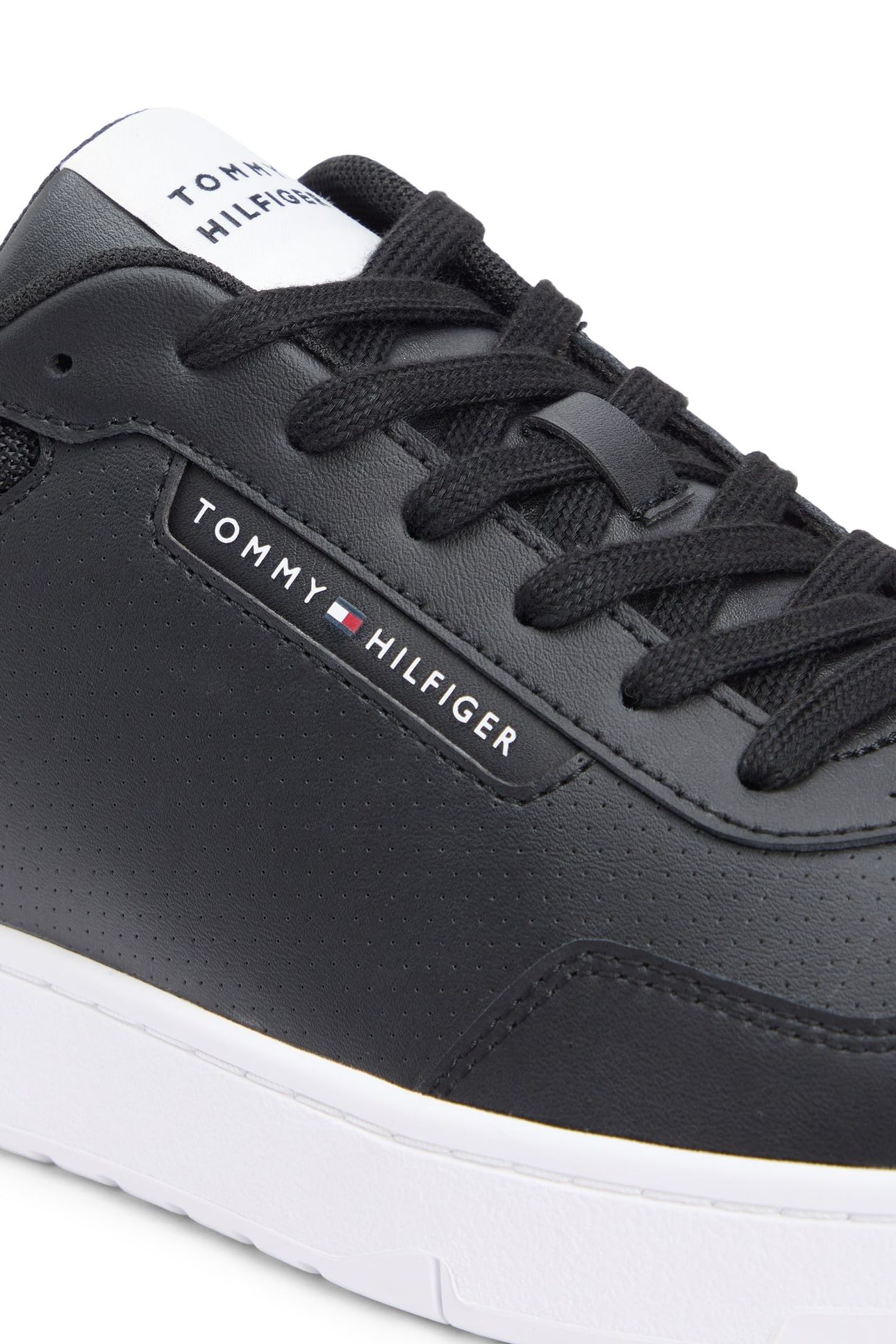 BASKET CORE LITE LEATHER SHOES BLACK 6