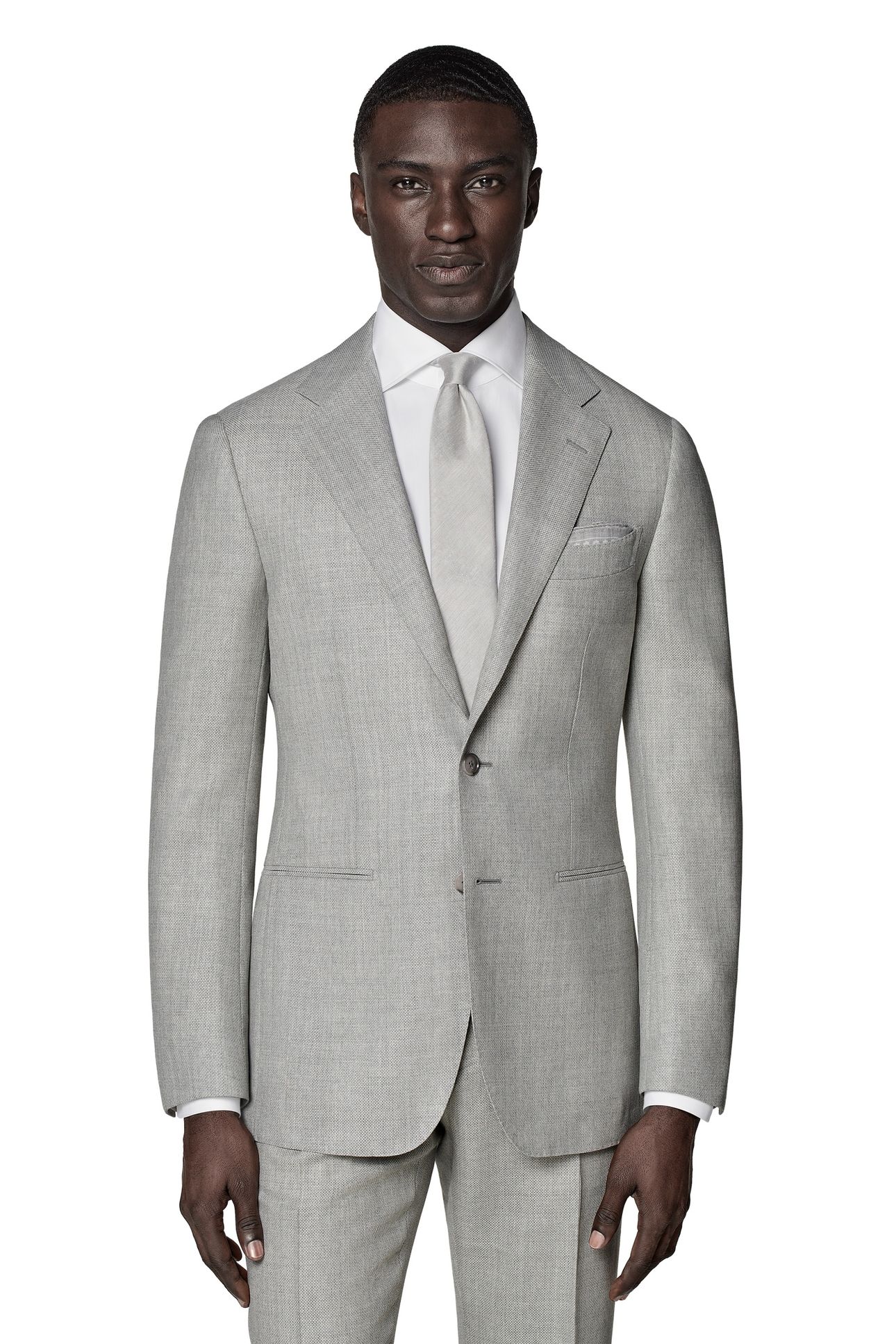 SUIT HAVANA L. GREY PURE WOOL NESTED SUITS 4
