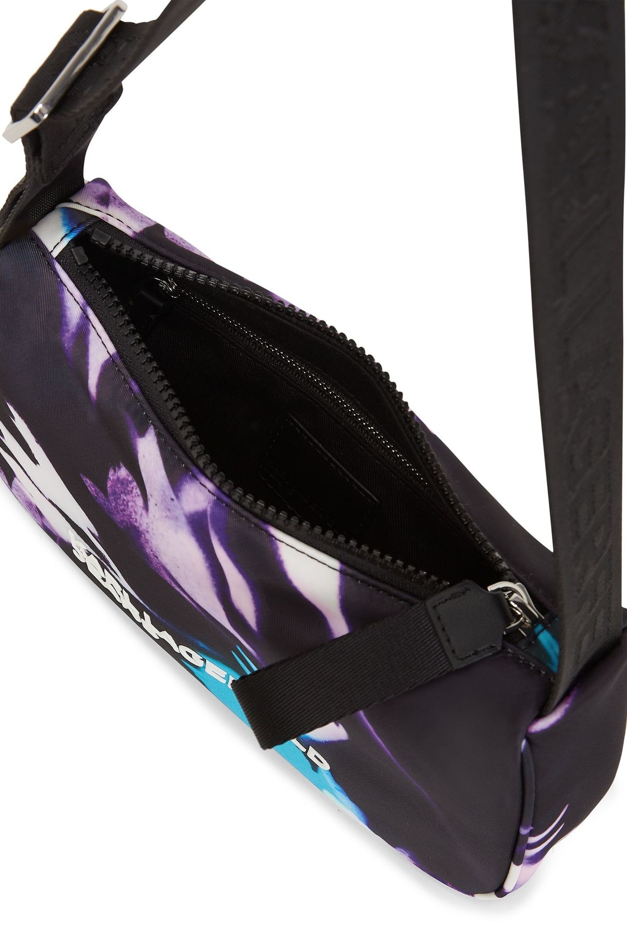ESSENTIAL NYLON BAG FLORAL BLACK 4