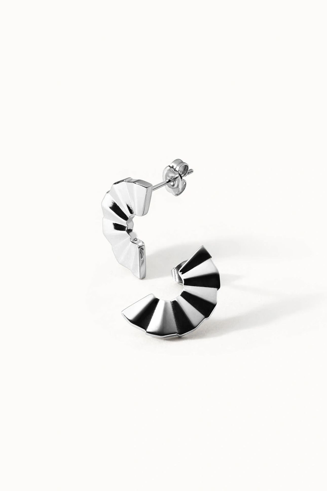 FAN OHRRINGE SILVER 2