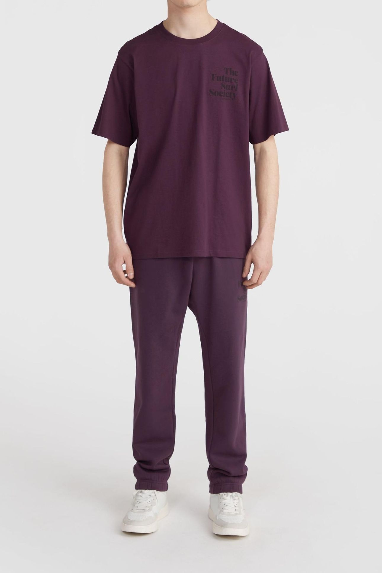 THE FUTURE SURF SOCIETY T-SHIRT AUBERGINE 2