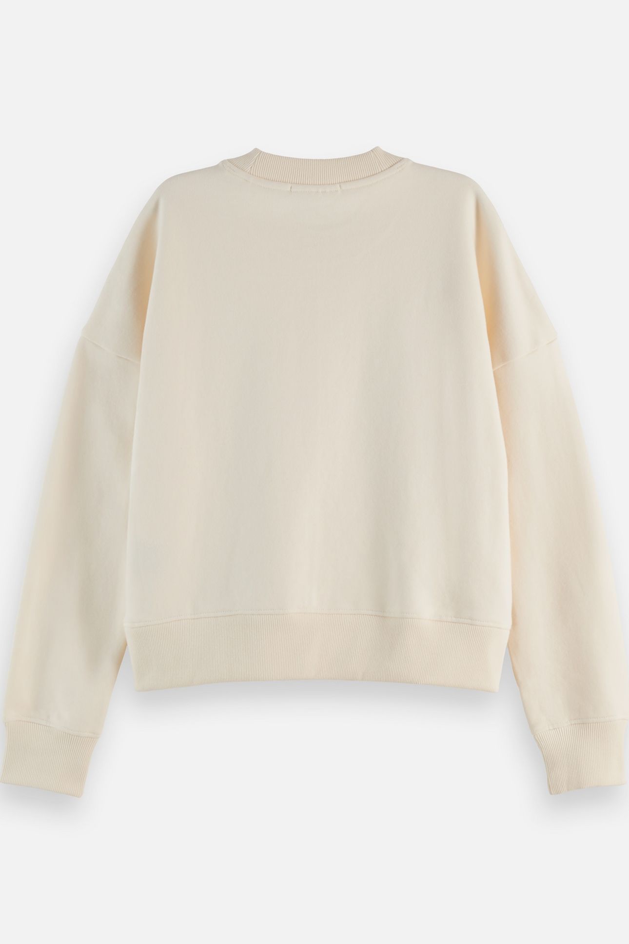 EMBROIDERED LOGO SWEATSHIRT OFF WHITE 5