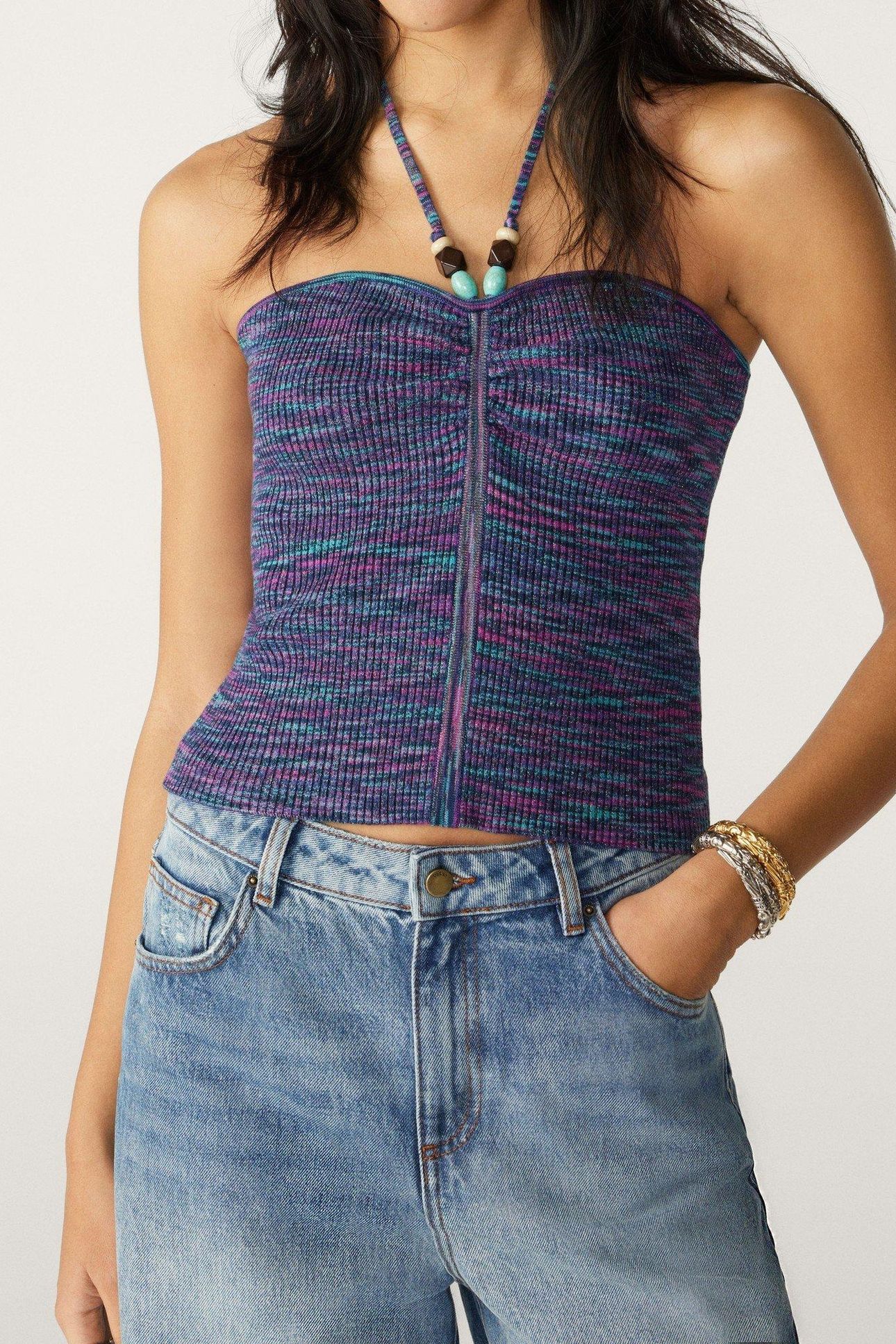 BUSTIER MAPPLE BLEU 1