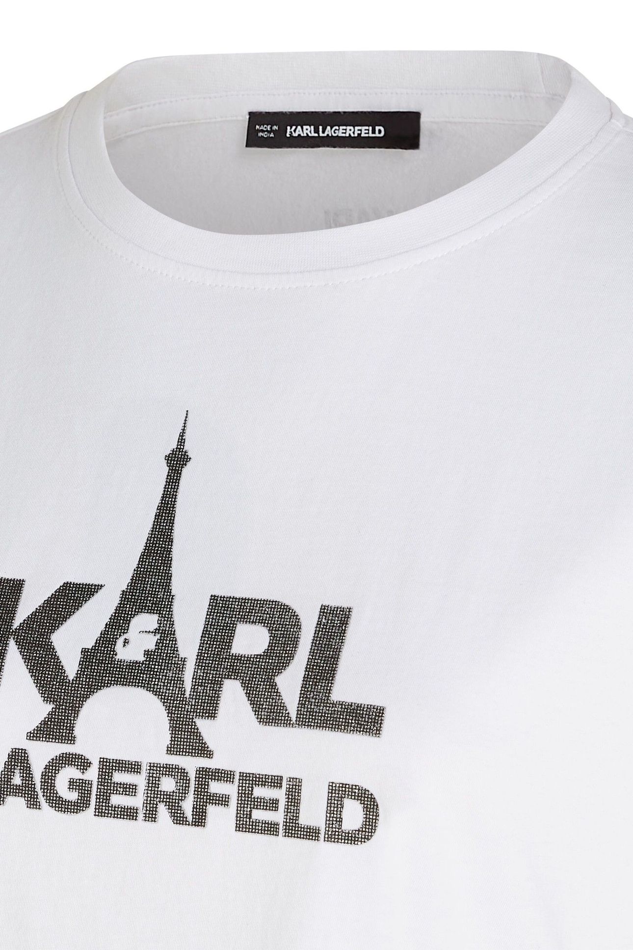 STACK PARIS FOIL PRINT T-SHIRT WHITE 3