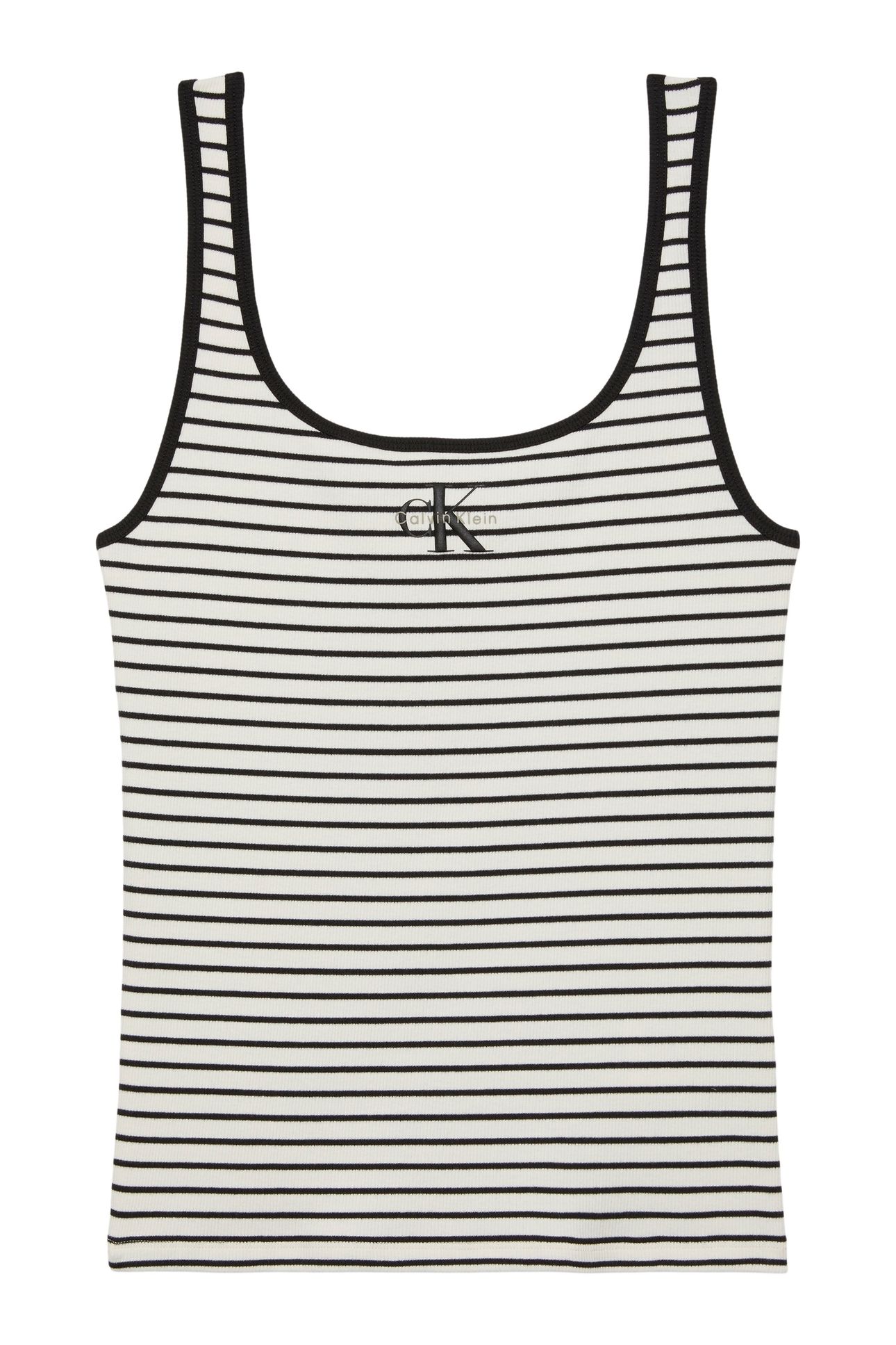 STRIPED MONOLOGO TANK TOP BLACK STRIPE 5