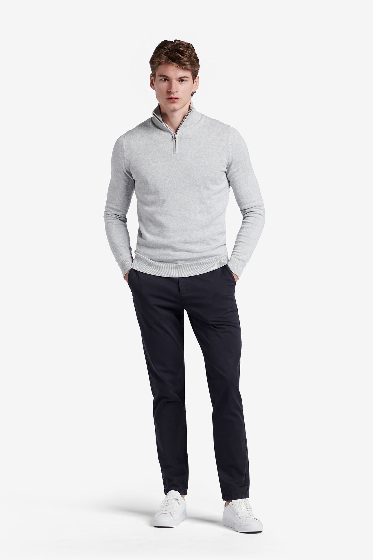 DIEGO COTTON-STRETCH NAVY 2