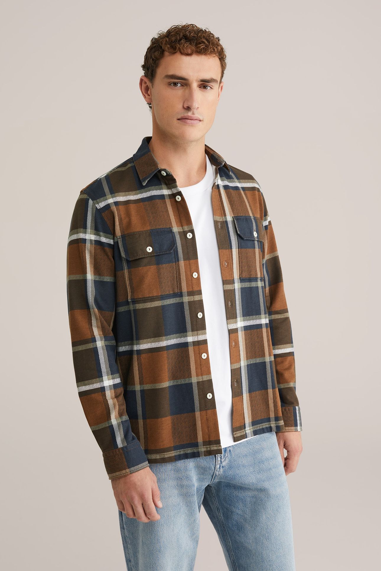 OVERSHIRT COGNAC 2