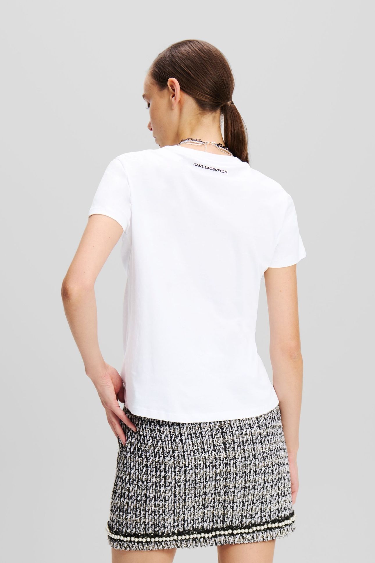 BOUCLE KARL SIGNATURE T-SHIRT WHITE 2