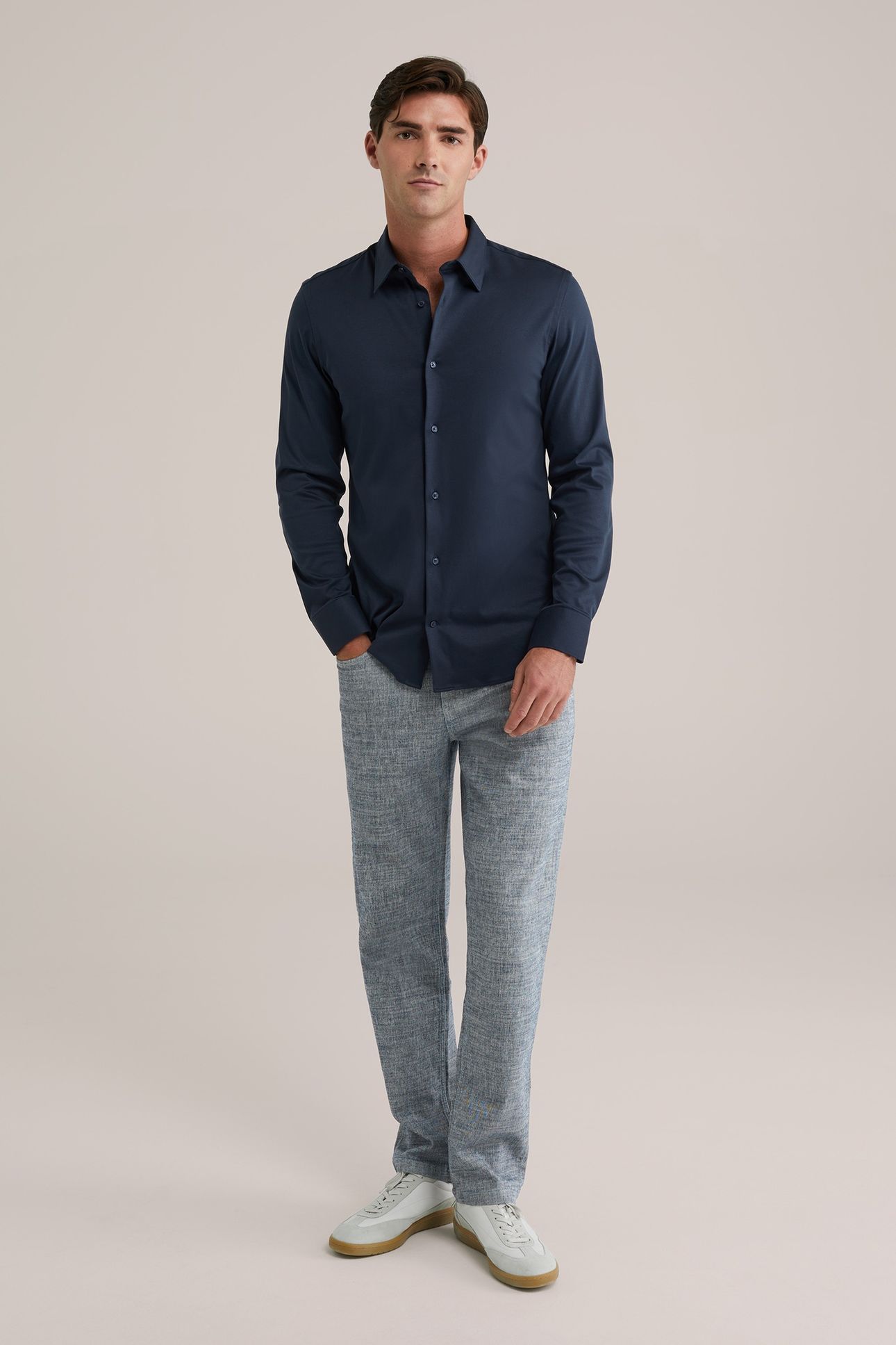 5-POCKET MID WAIST BLUE 3