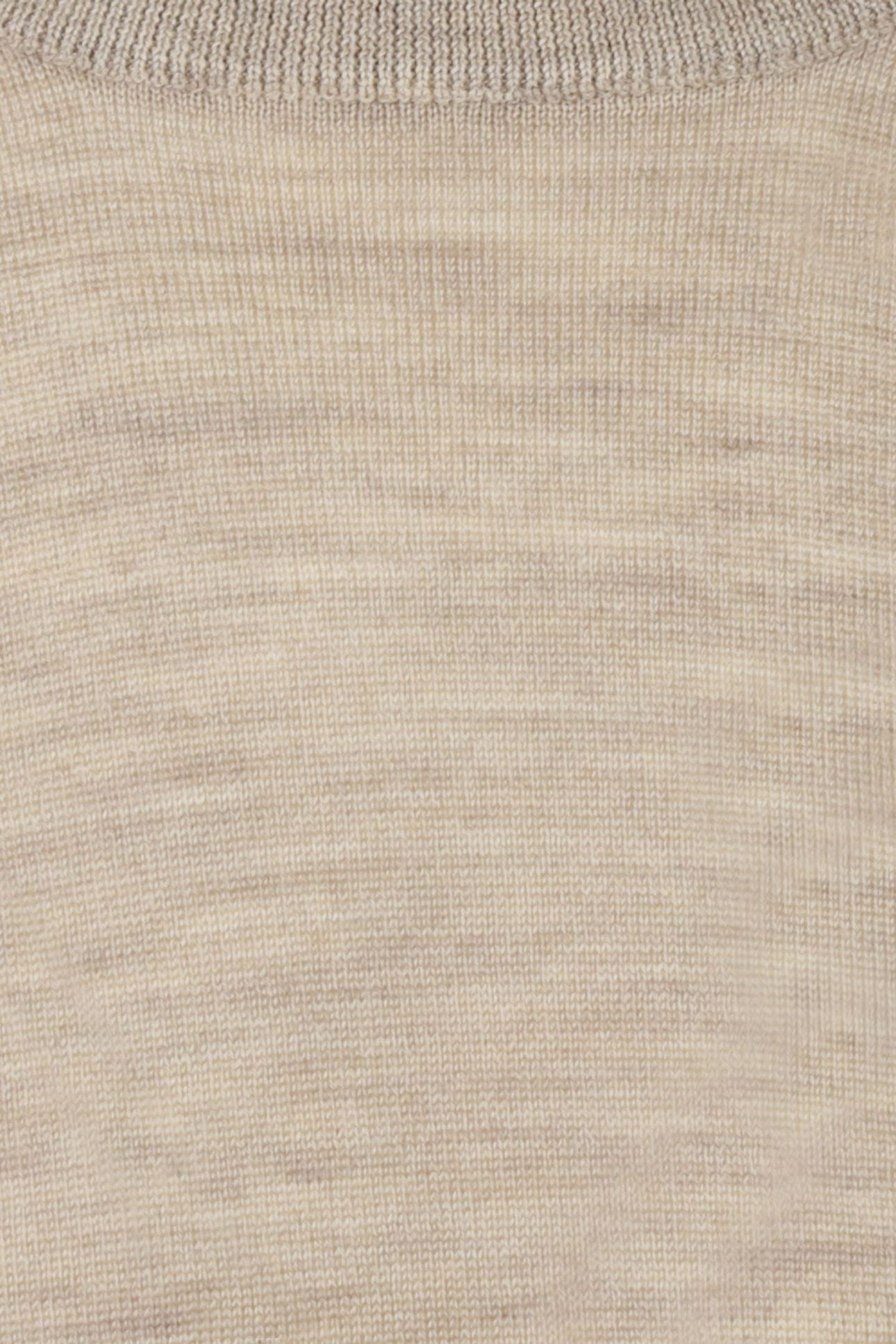 EXTRA FINE MERINO T-SHIRT SAND 5