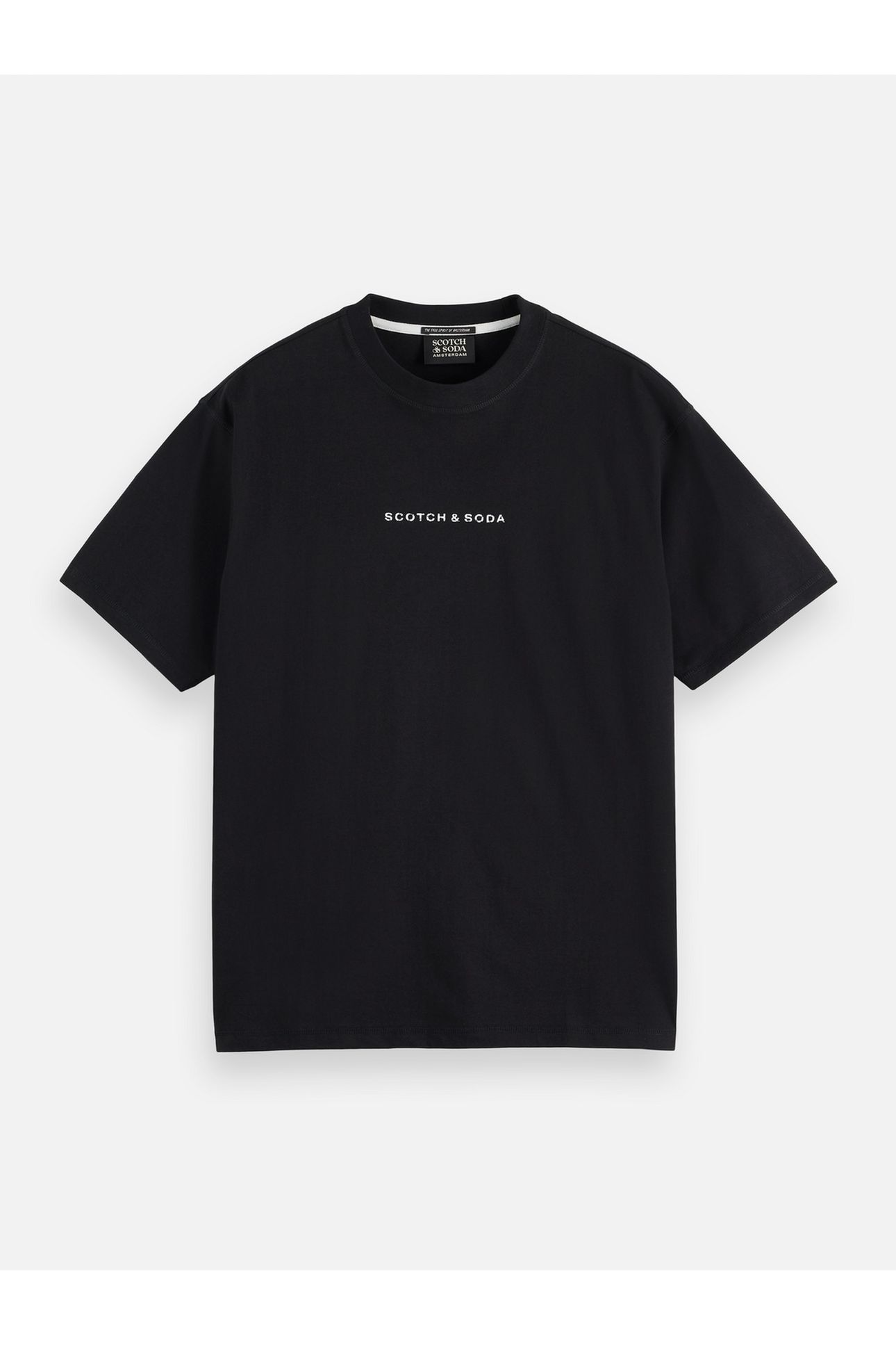 LOGO FRONT CHEST T-SHIRT BLACK 4