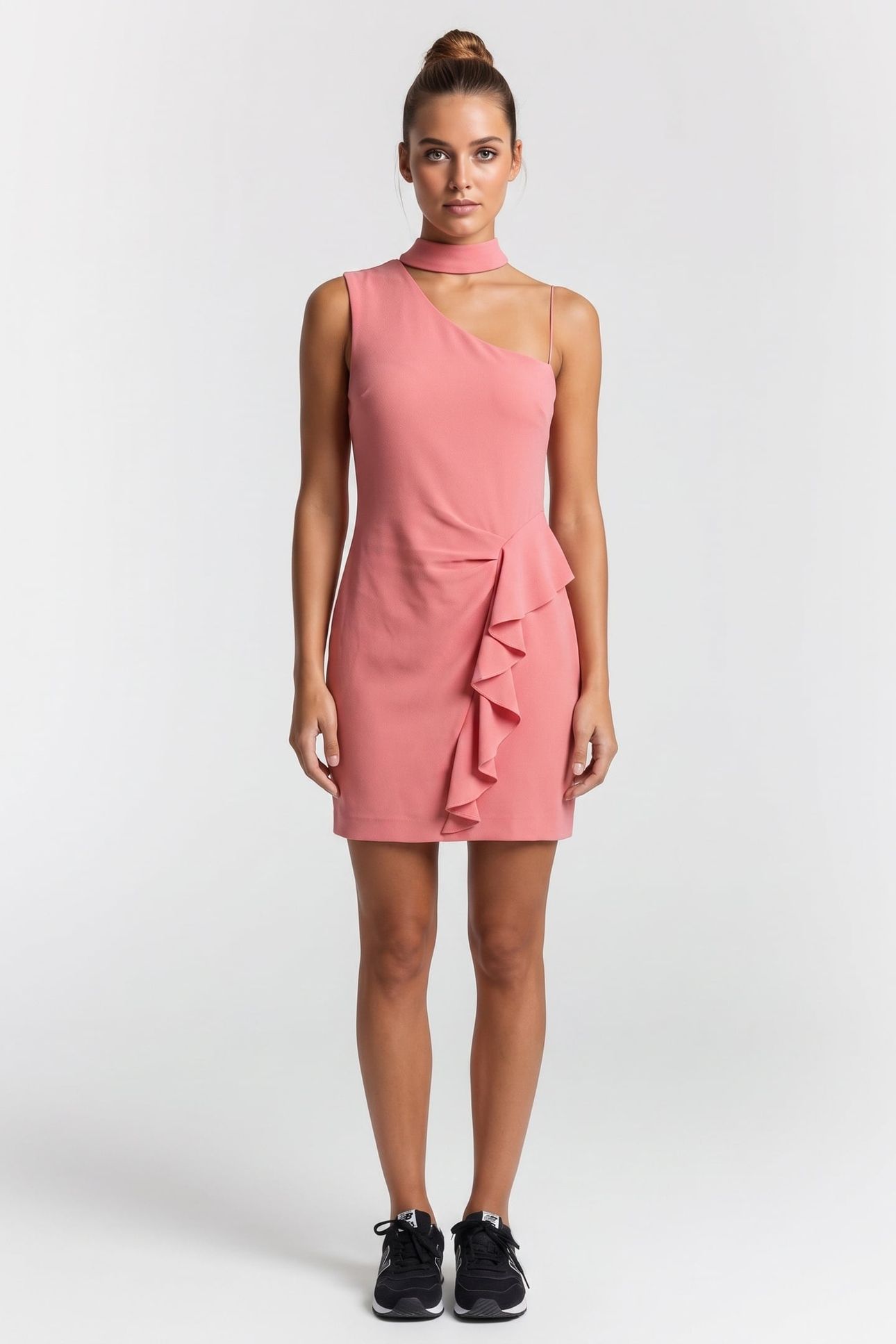 EKAMI DRESS CORAL PINK 1