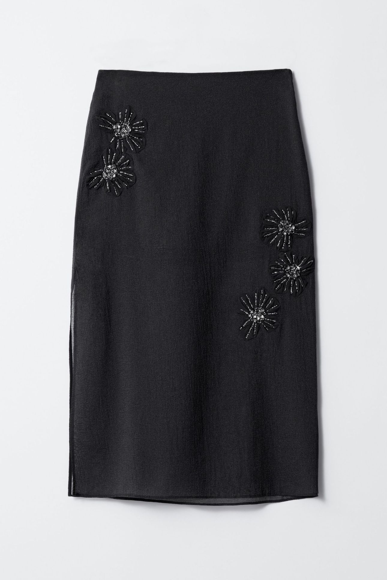 CAULINE MIDI SKIRT BLACK 3