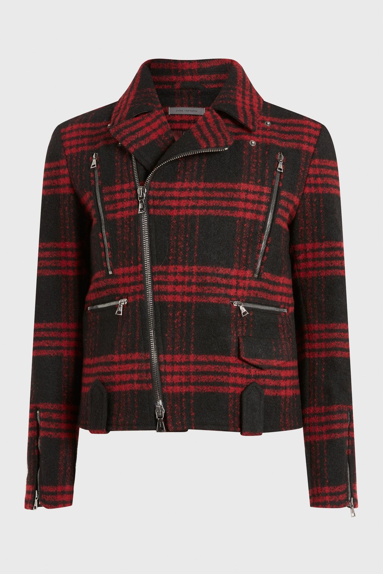 TONY BIKER -BIKER JACKET, RED RUM 2
