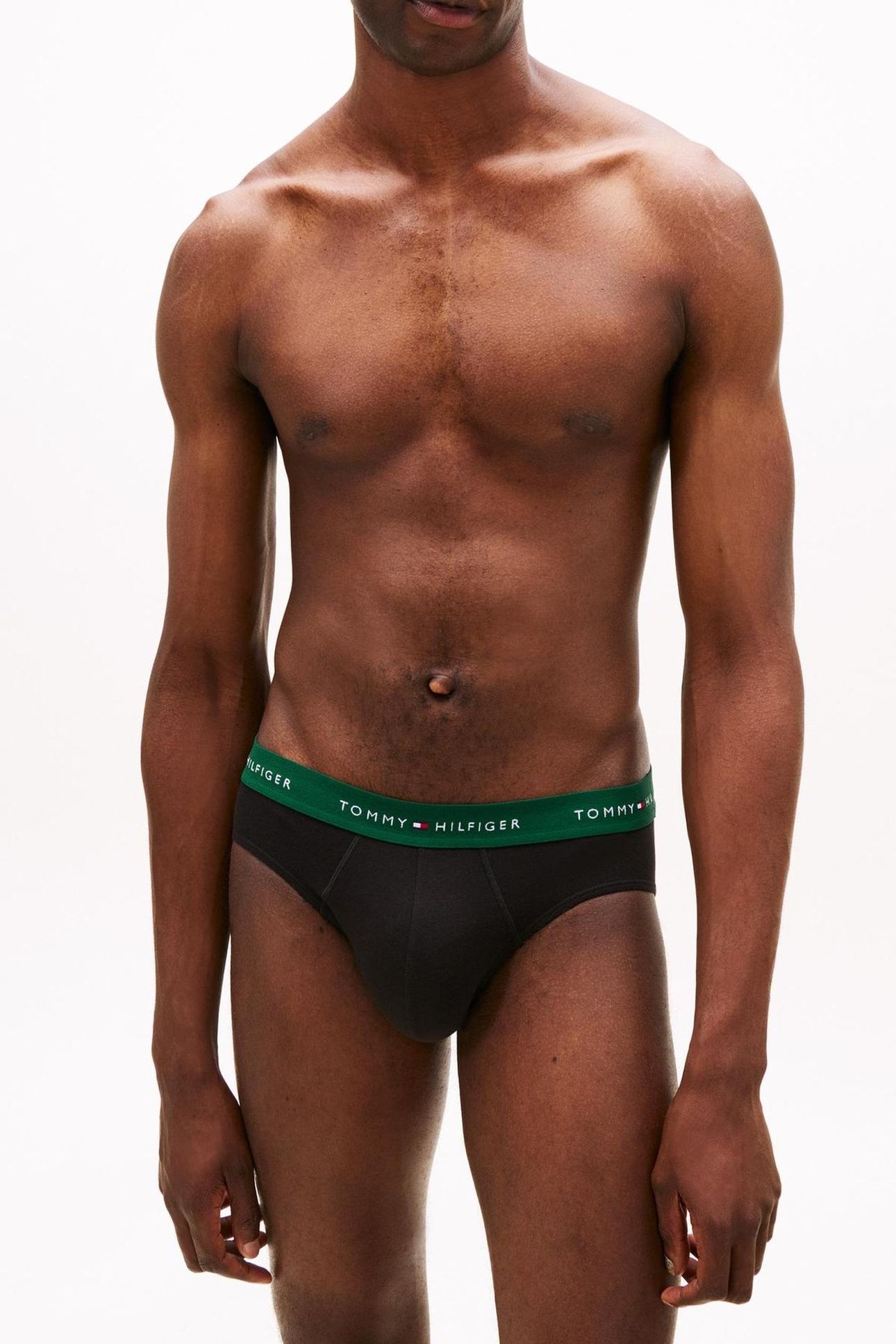 3-PACK BRIEF WAISTBAND GREEN/NAVY/BLUE 2