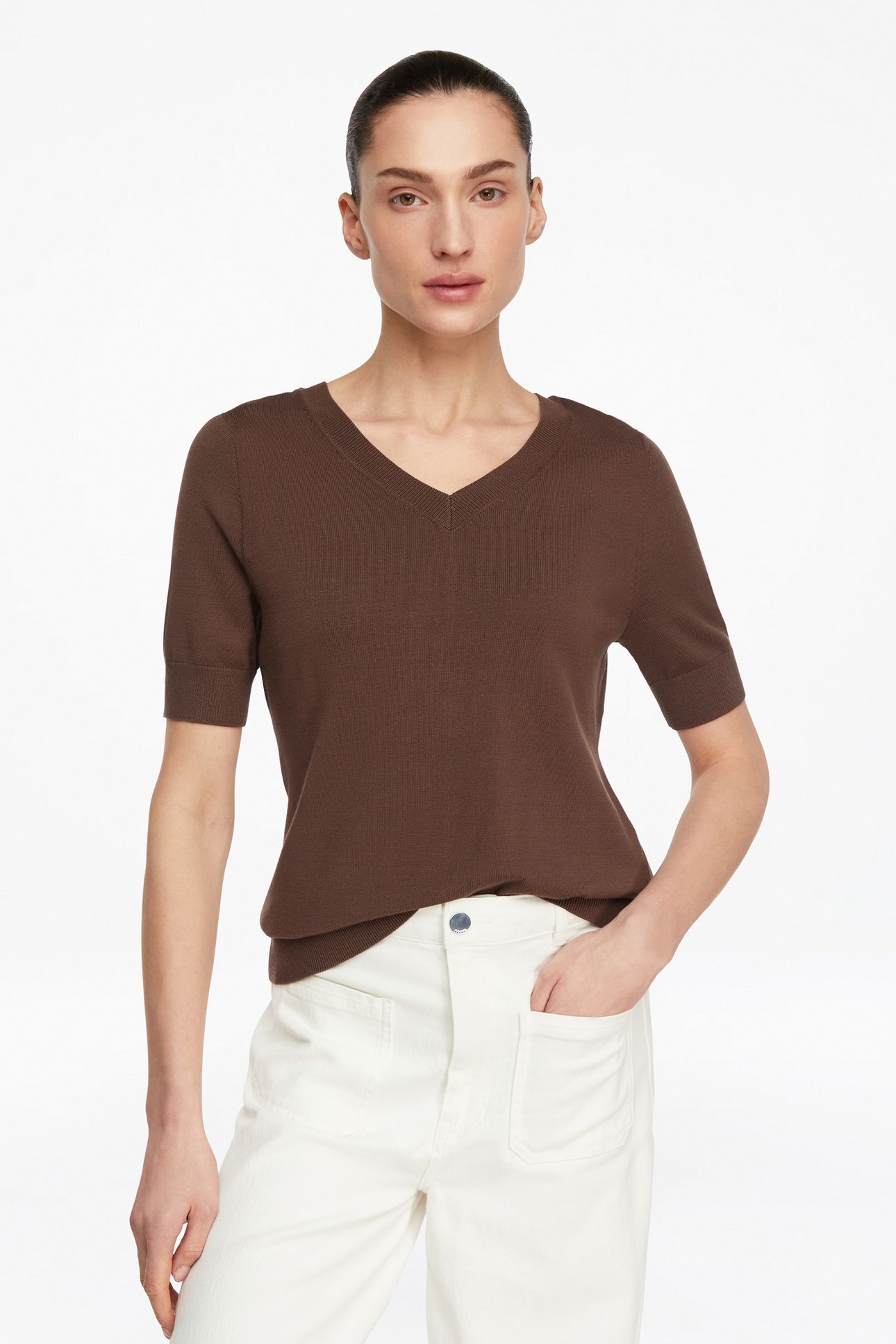 COMMA PULLOVER BROWN 1