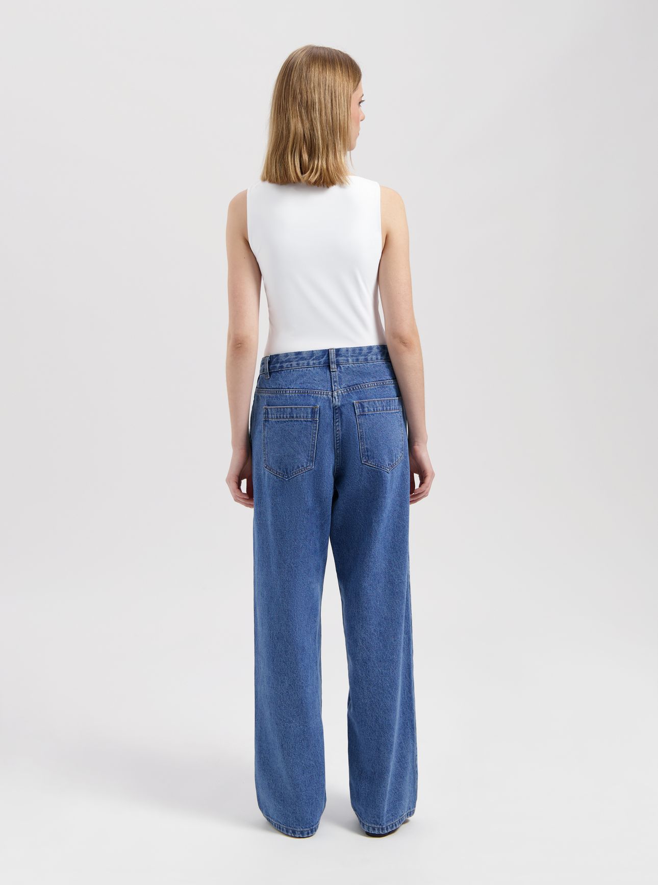 NOUS SOMMES LABELS – LINA TROUSERS BLUE 2