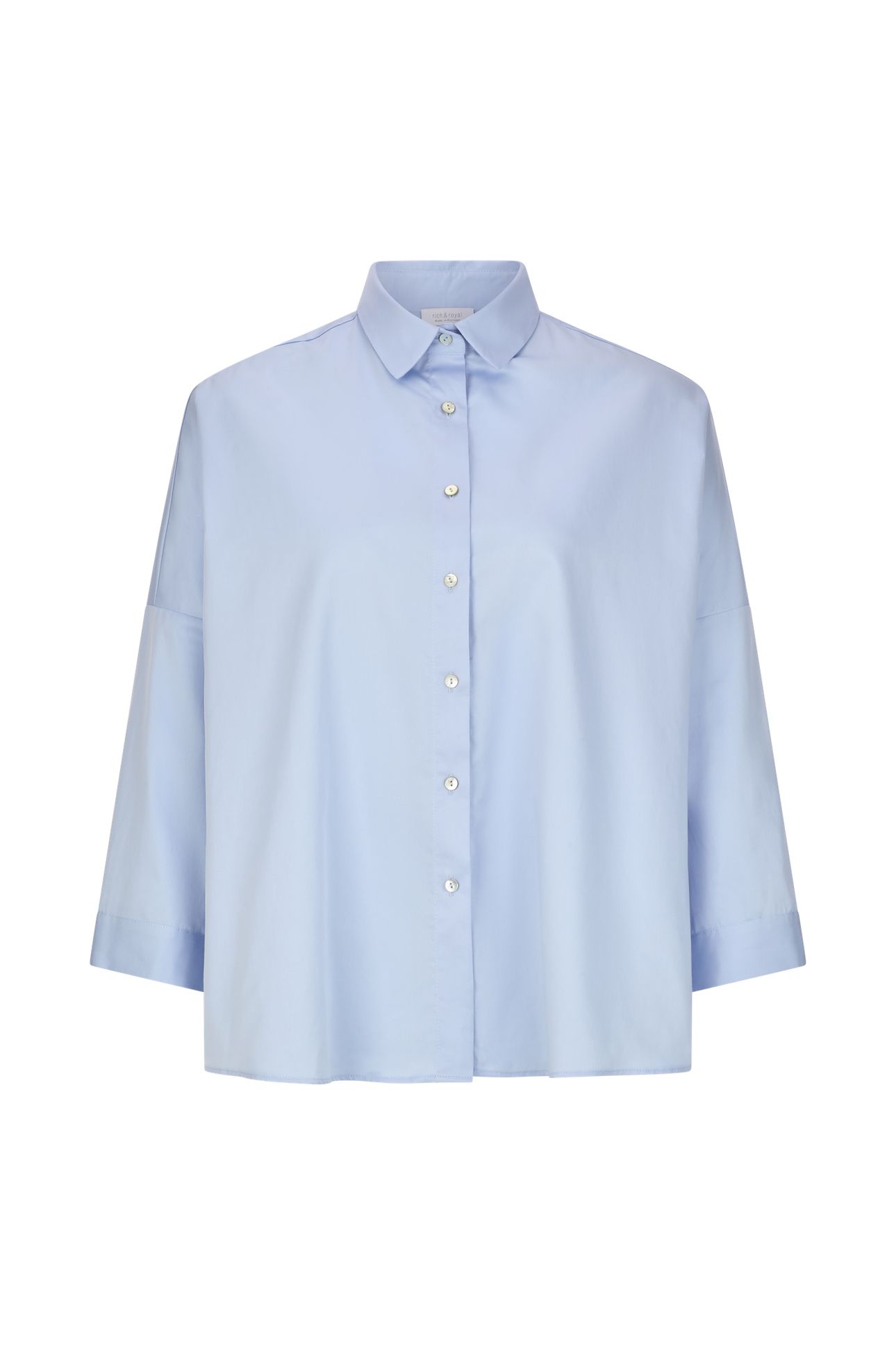 COTTON BLOUSE SKYWAY BLUE 4