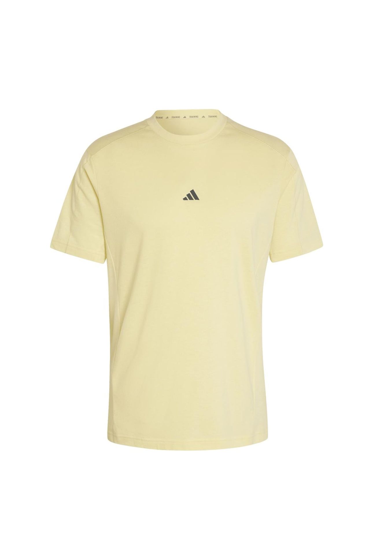 UNISEX PERFORMANCE ADIDAS YOGA TEE ALMOST YELLOW 7