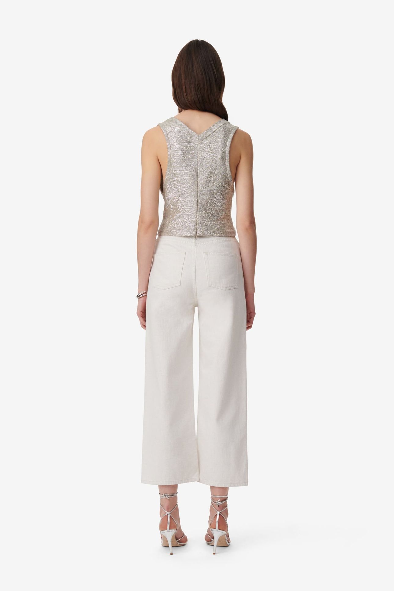 SAMIRA TOP TAUPE / SILVER 3
