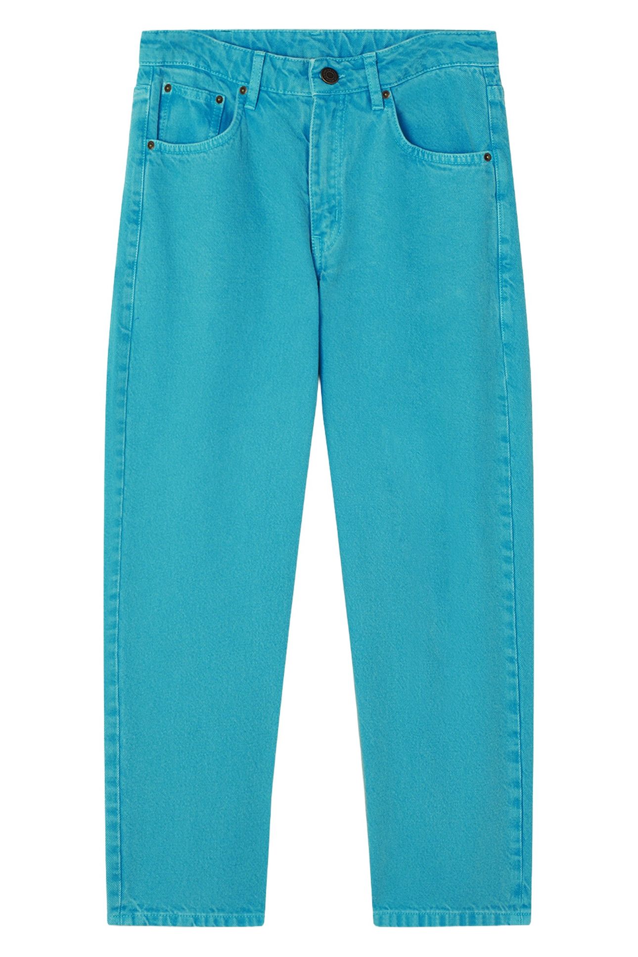 DATCITY 5 POCKETS JEANS TURQUOISE VINTAGE 3